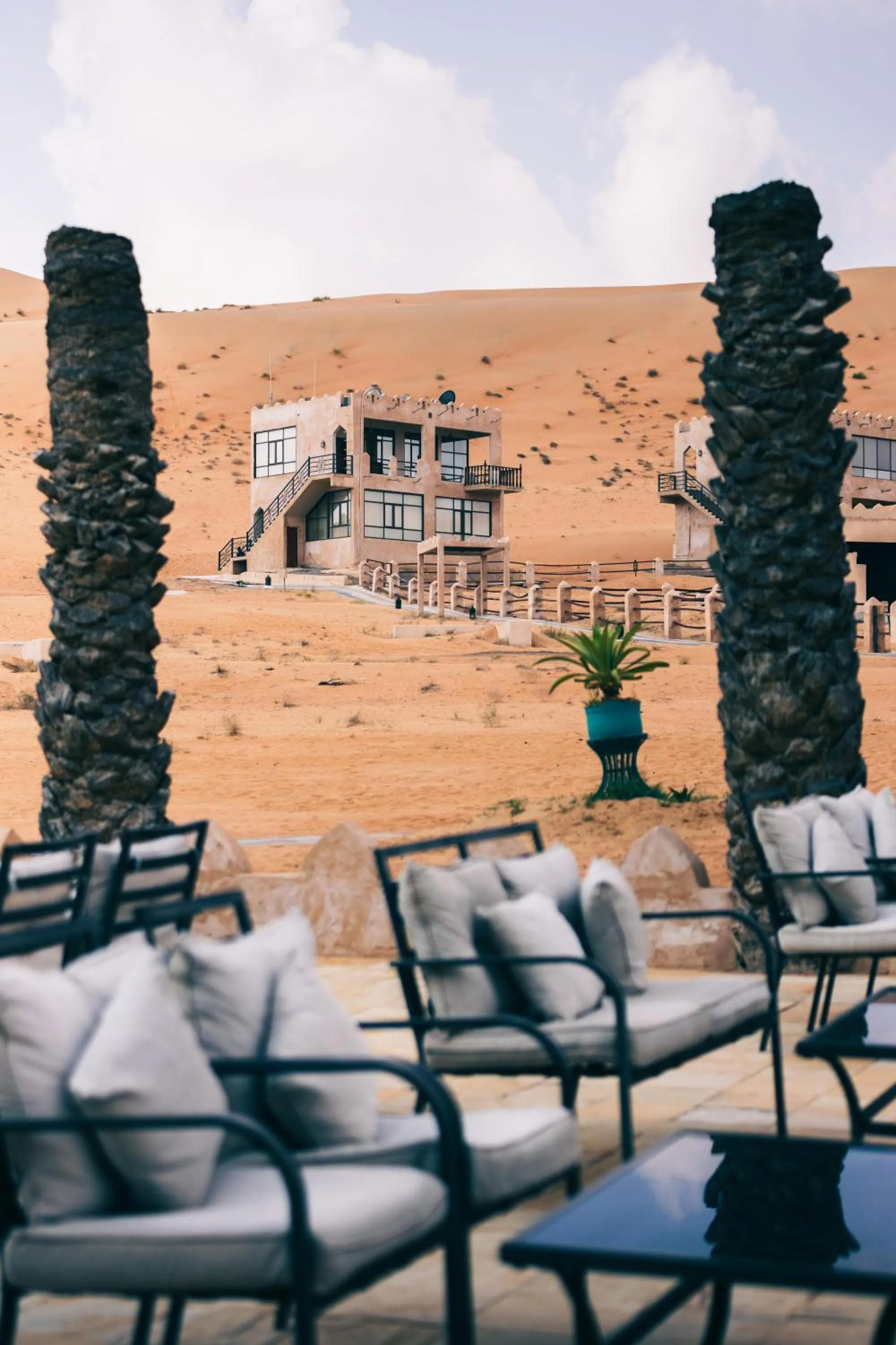 Lobby or reception in Thousand Nights Camp