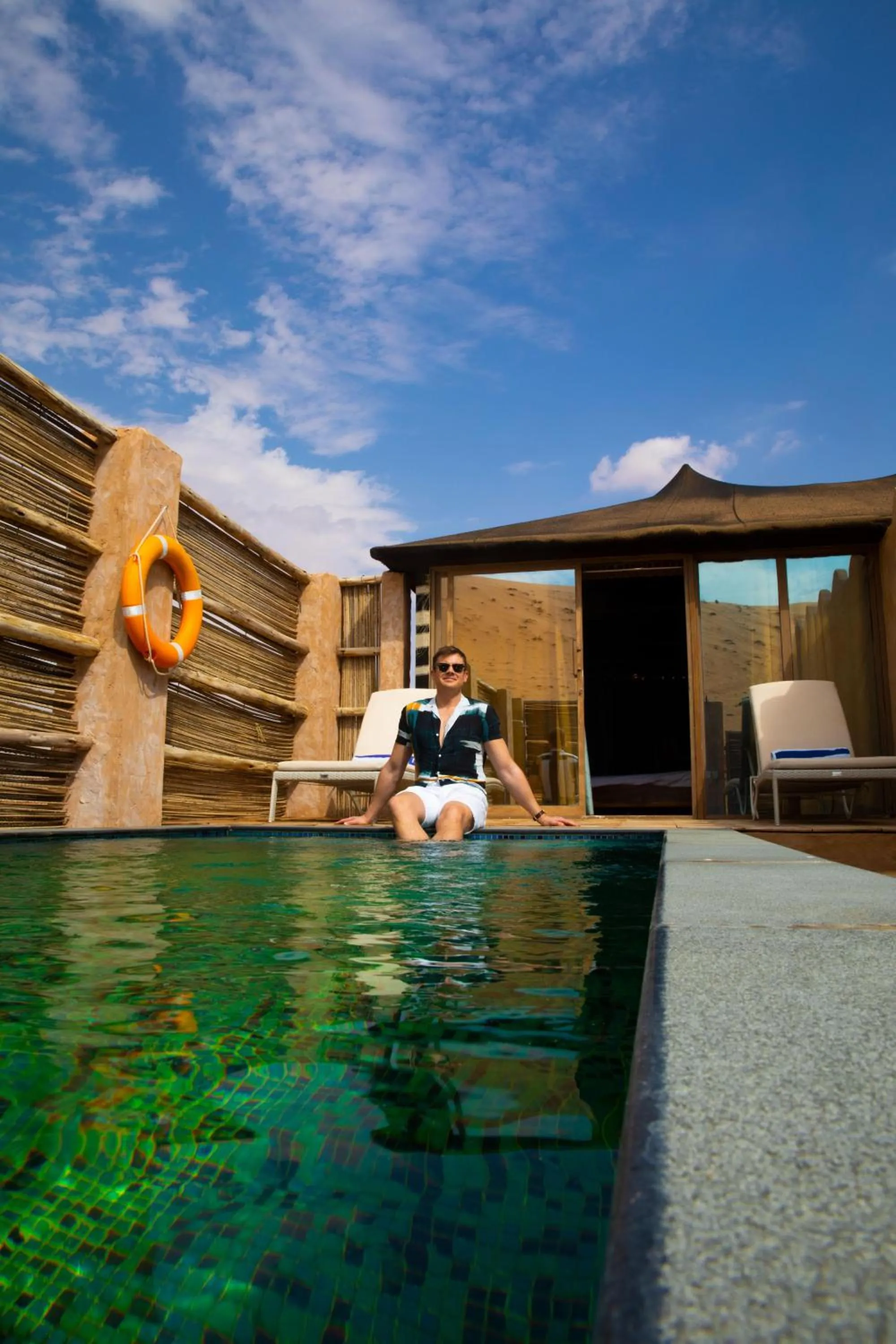 Shower in Thousand Nights Camp