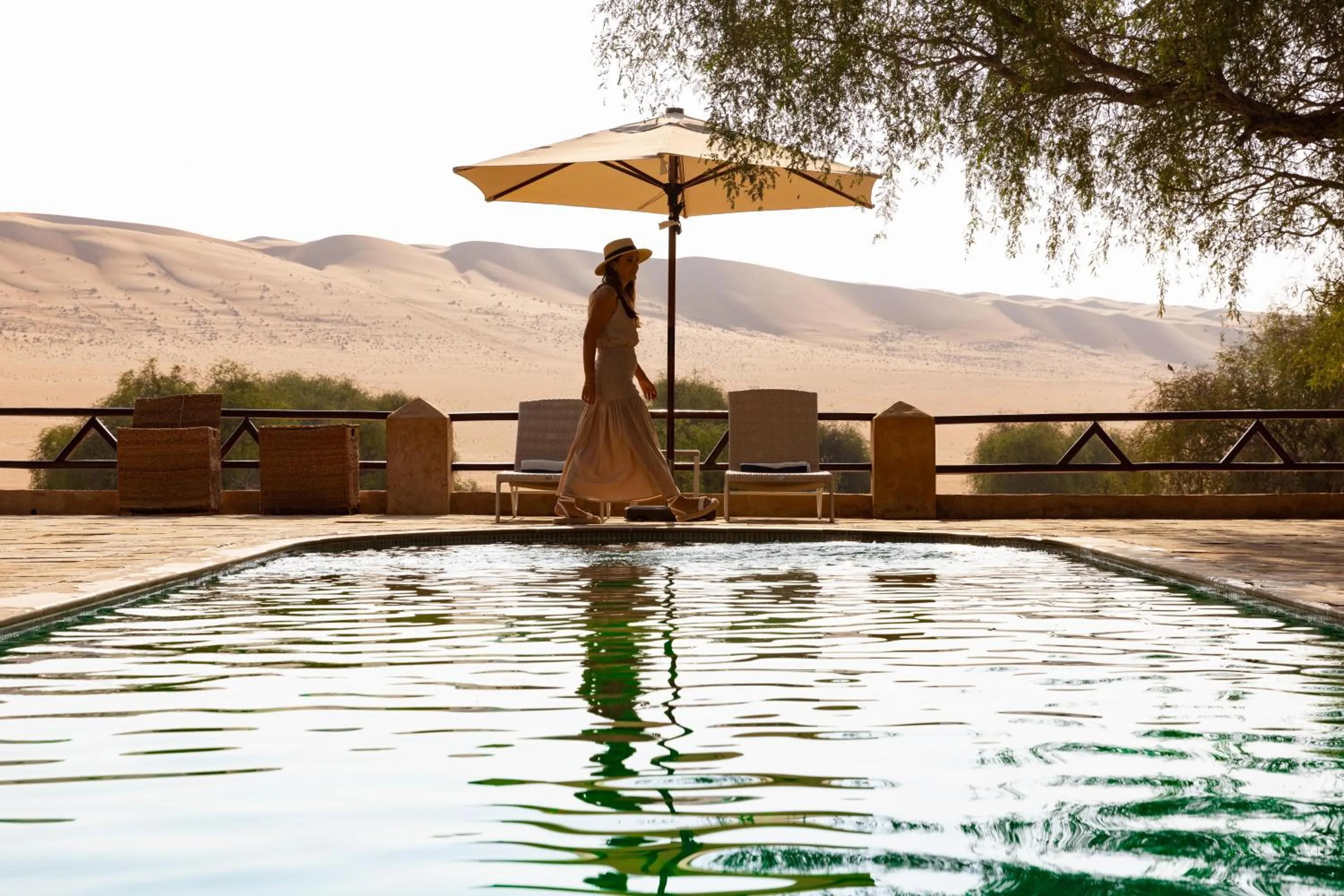 Swimming pool in Thousand Nights Camp