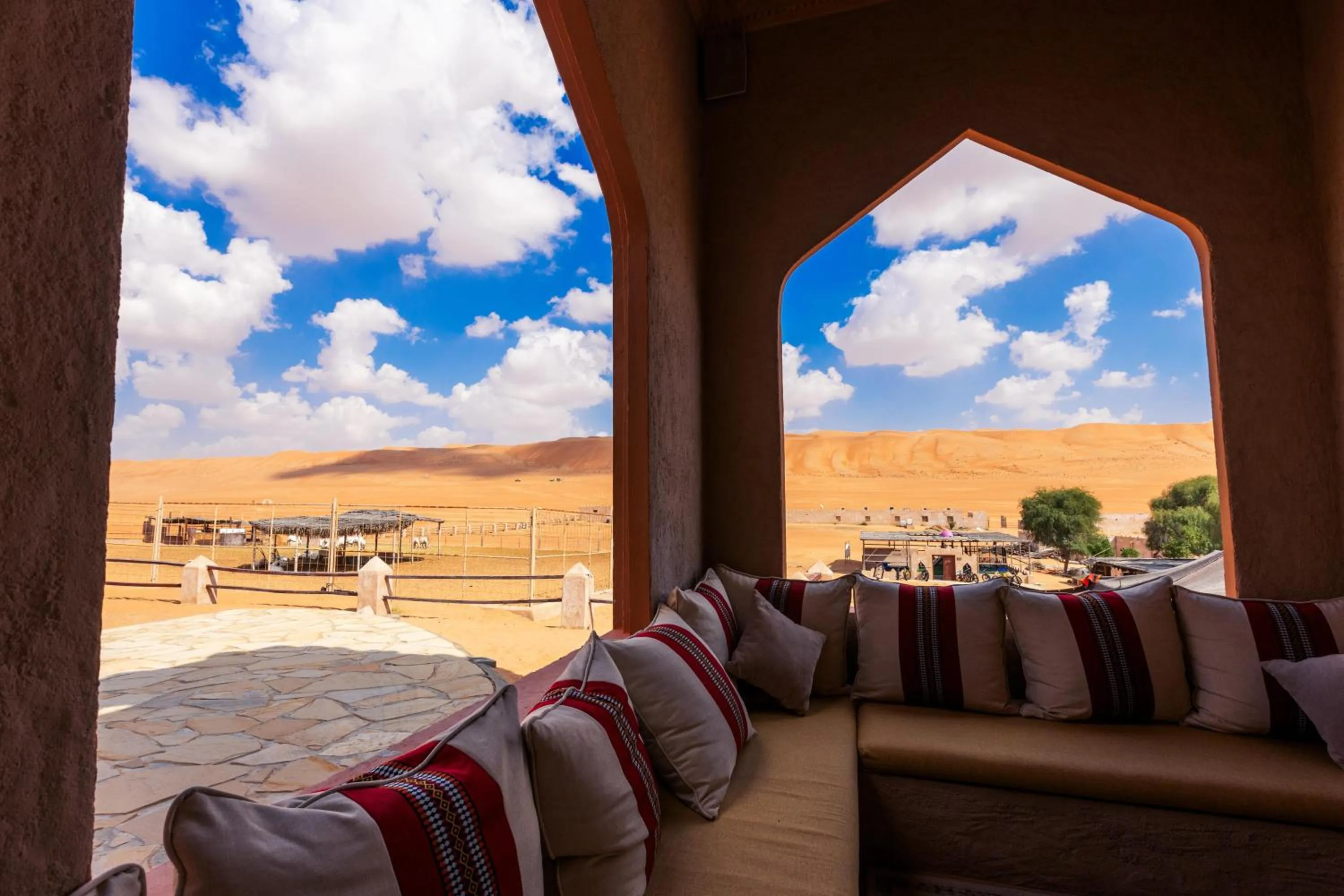 Lobby or reception in Thousand Nights Camp