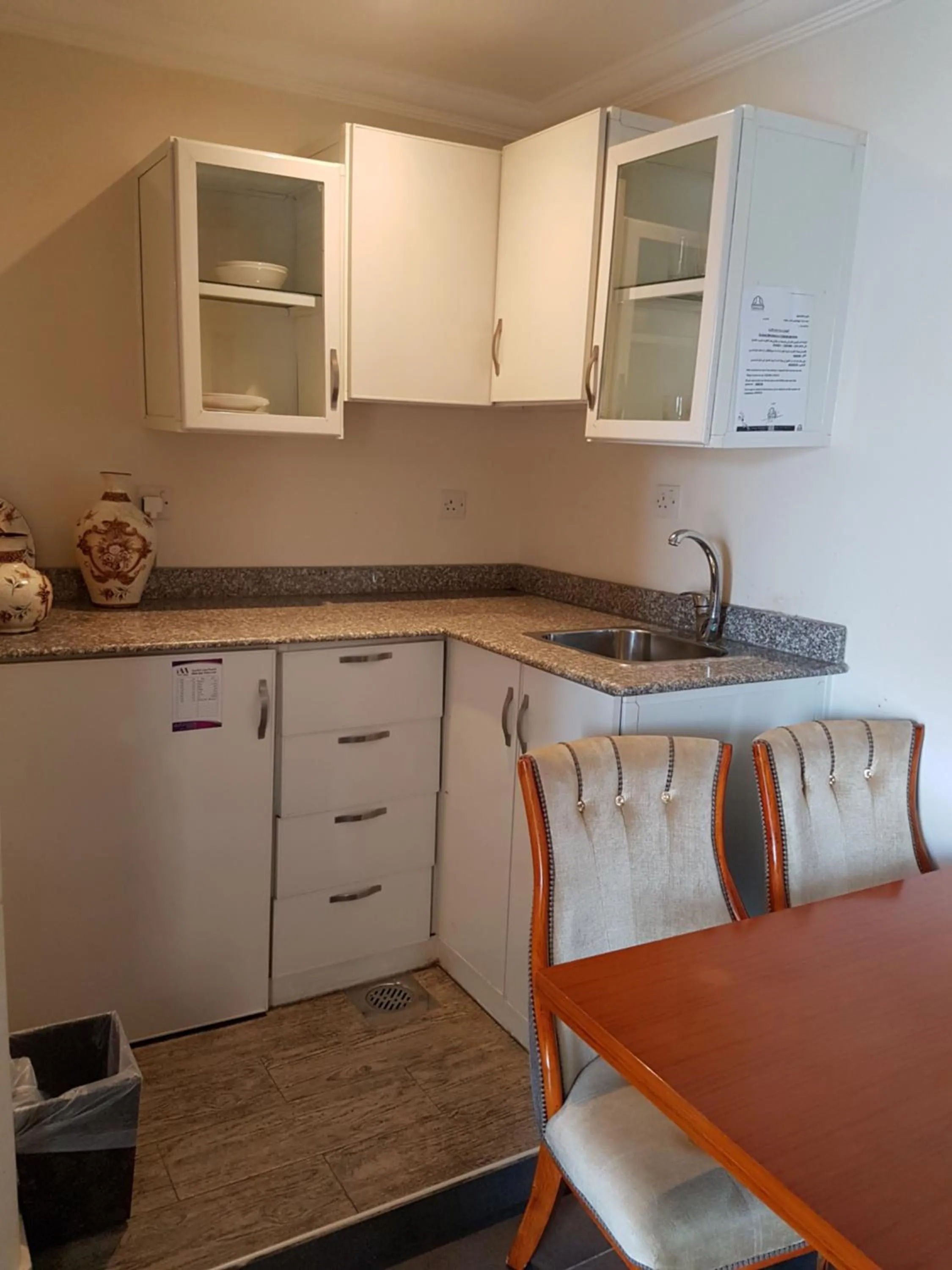 Kitchen or kitchenette in ماجيك سويت ابوحليفة Magic Suite Abu Halifa