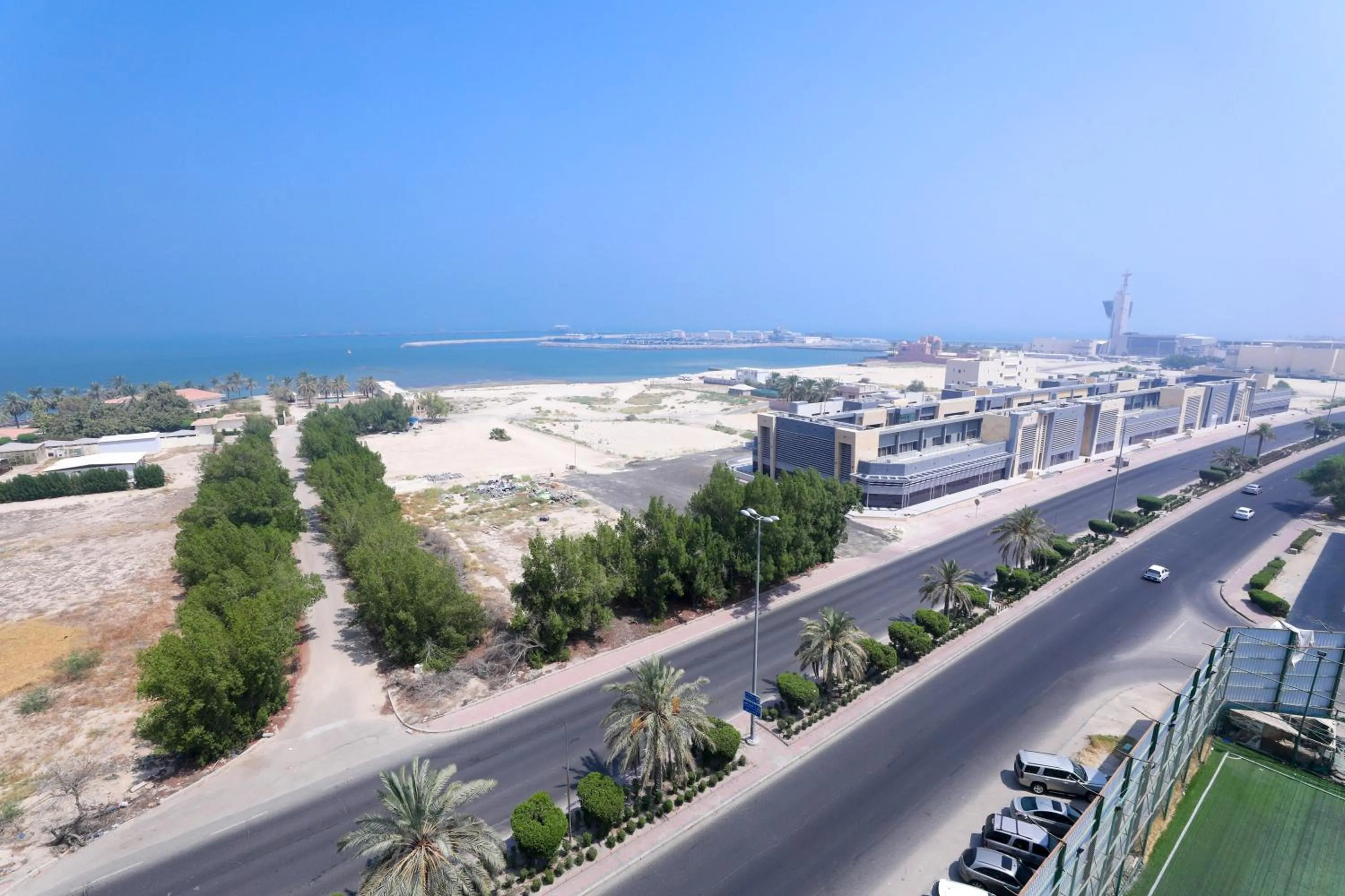 Sea view in ماجيك سويت ابوحليفة Magic Suite Abu Halifa