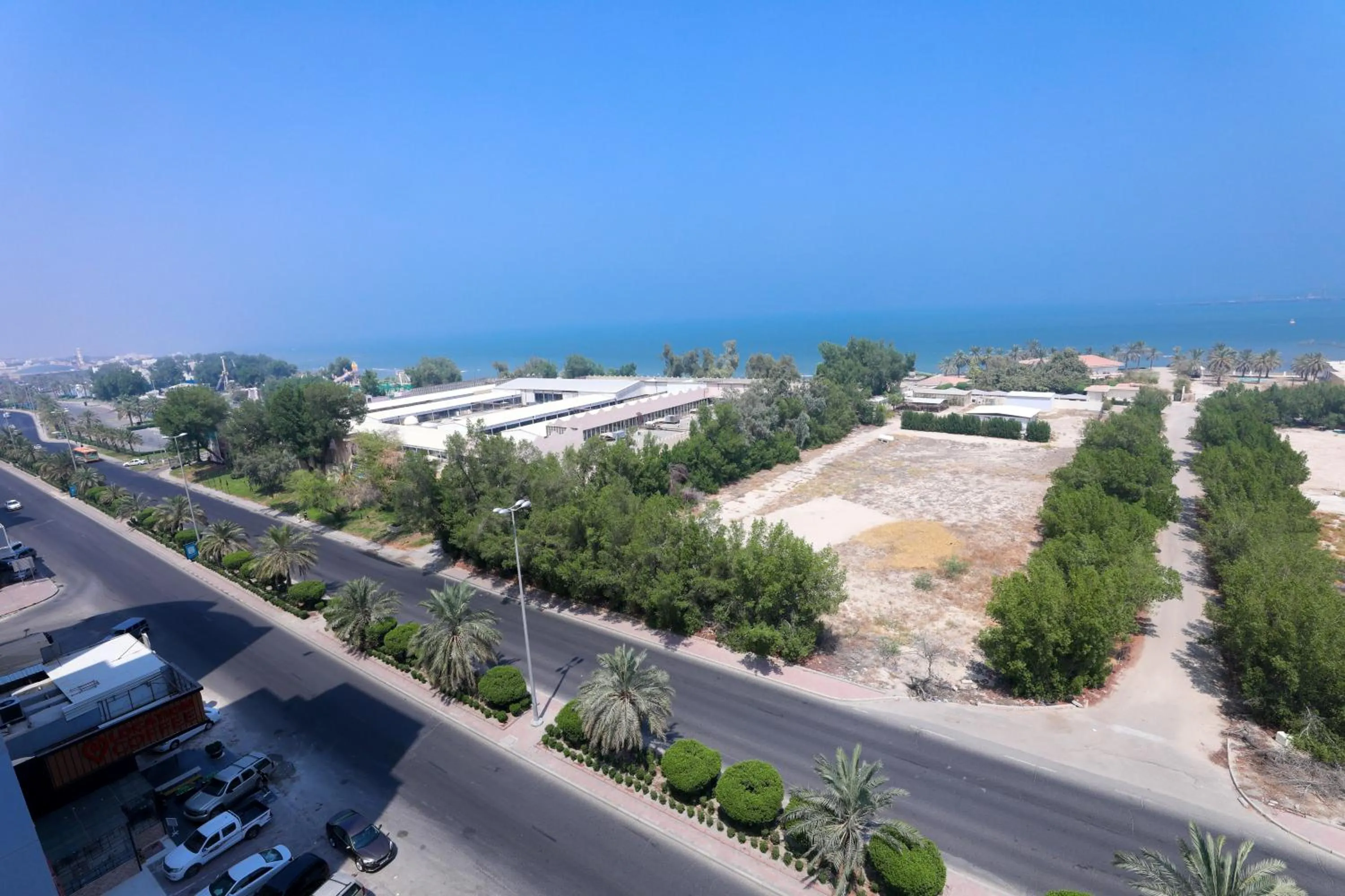 Sea view in ماجيك سويت ابوحليفة Magic Suite Abu Halifa