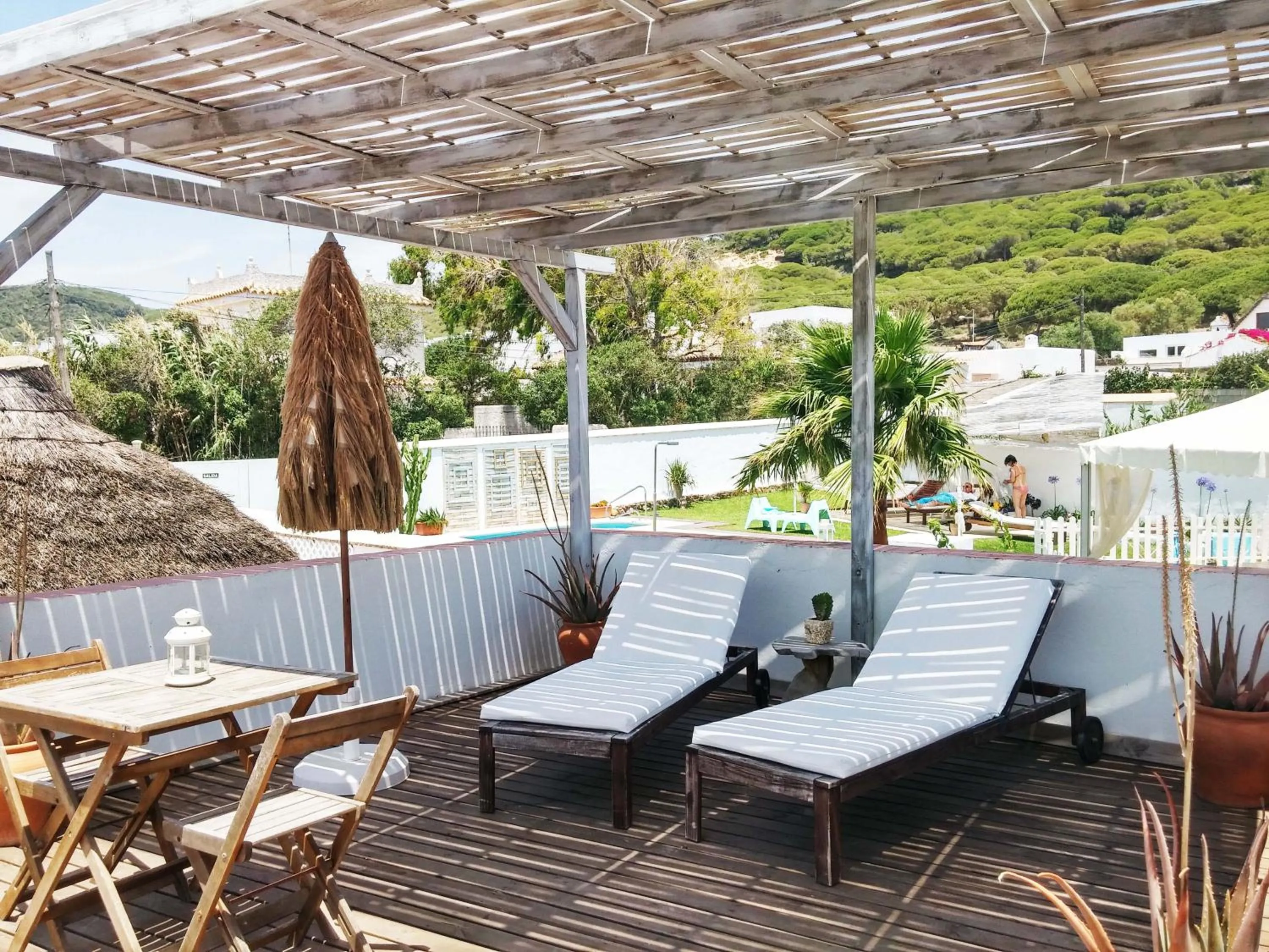 Patio in Bungalows Los Castillejos