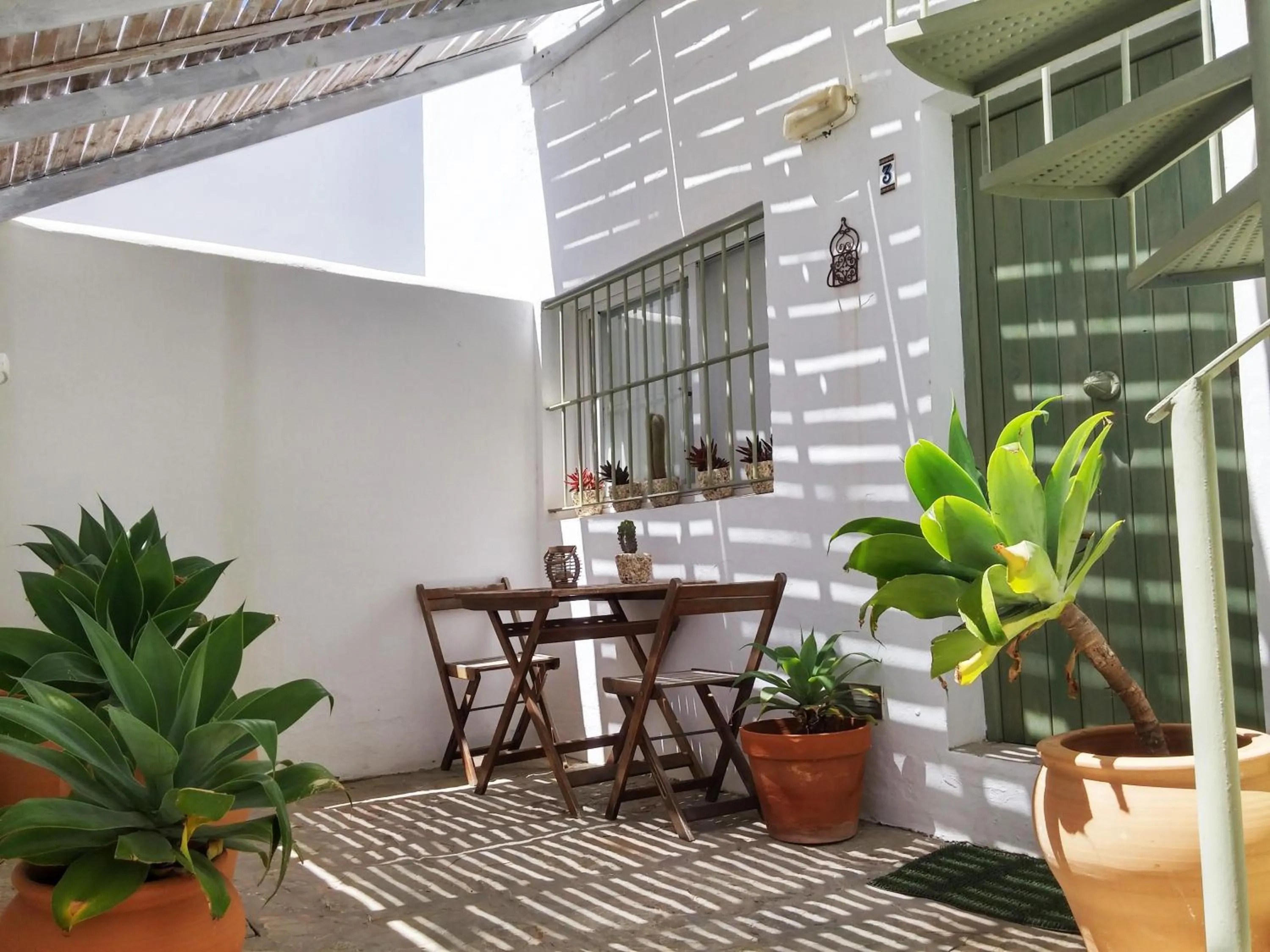 Patio in Bungalows Los Castillejos