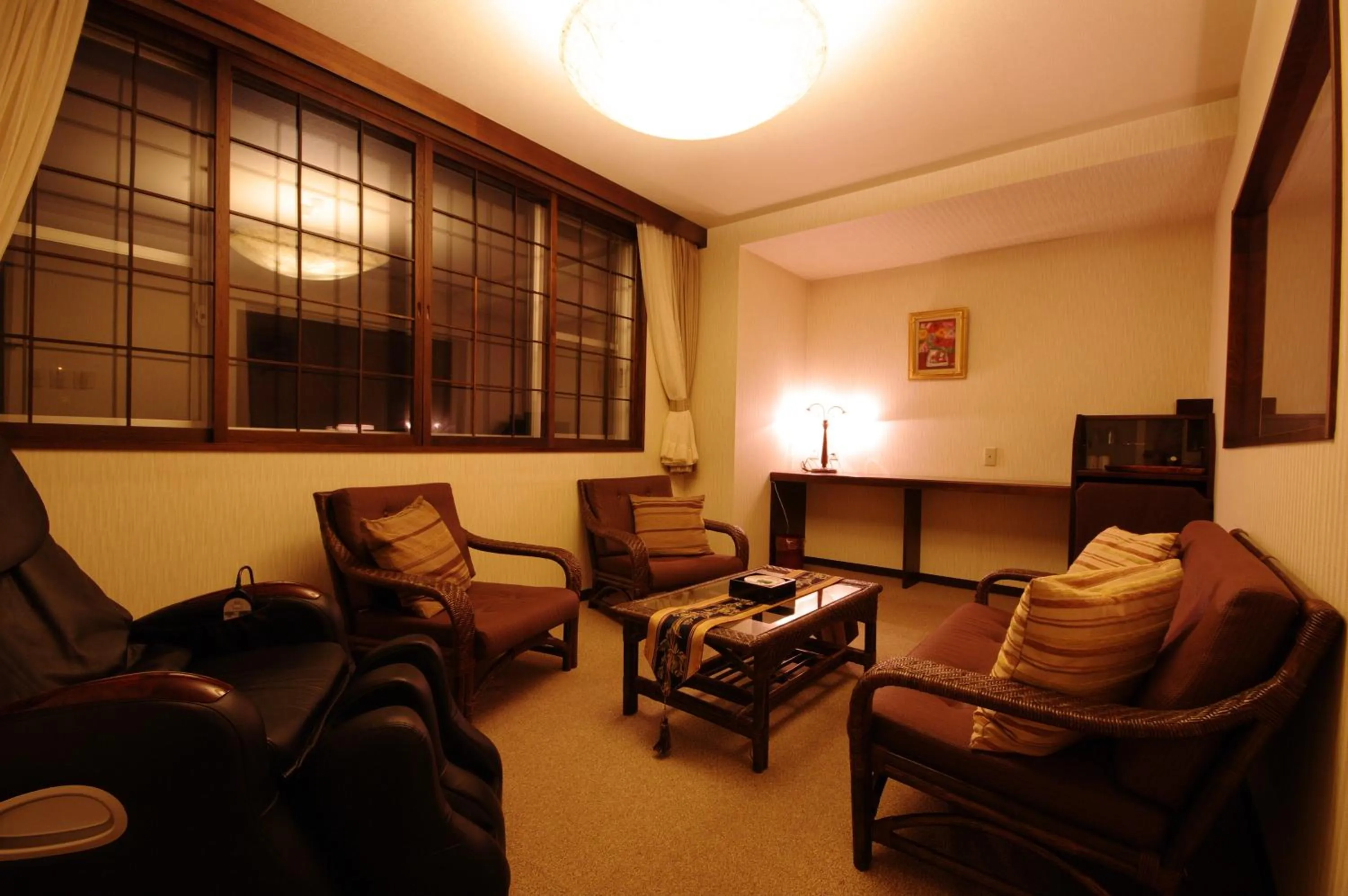 Seating area in Asahidake Yumoto Yukomanso