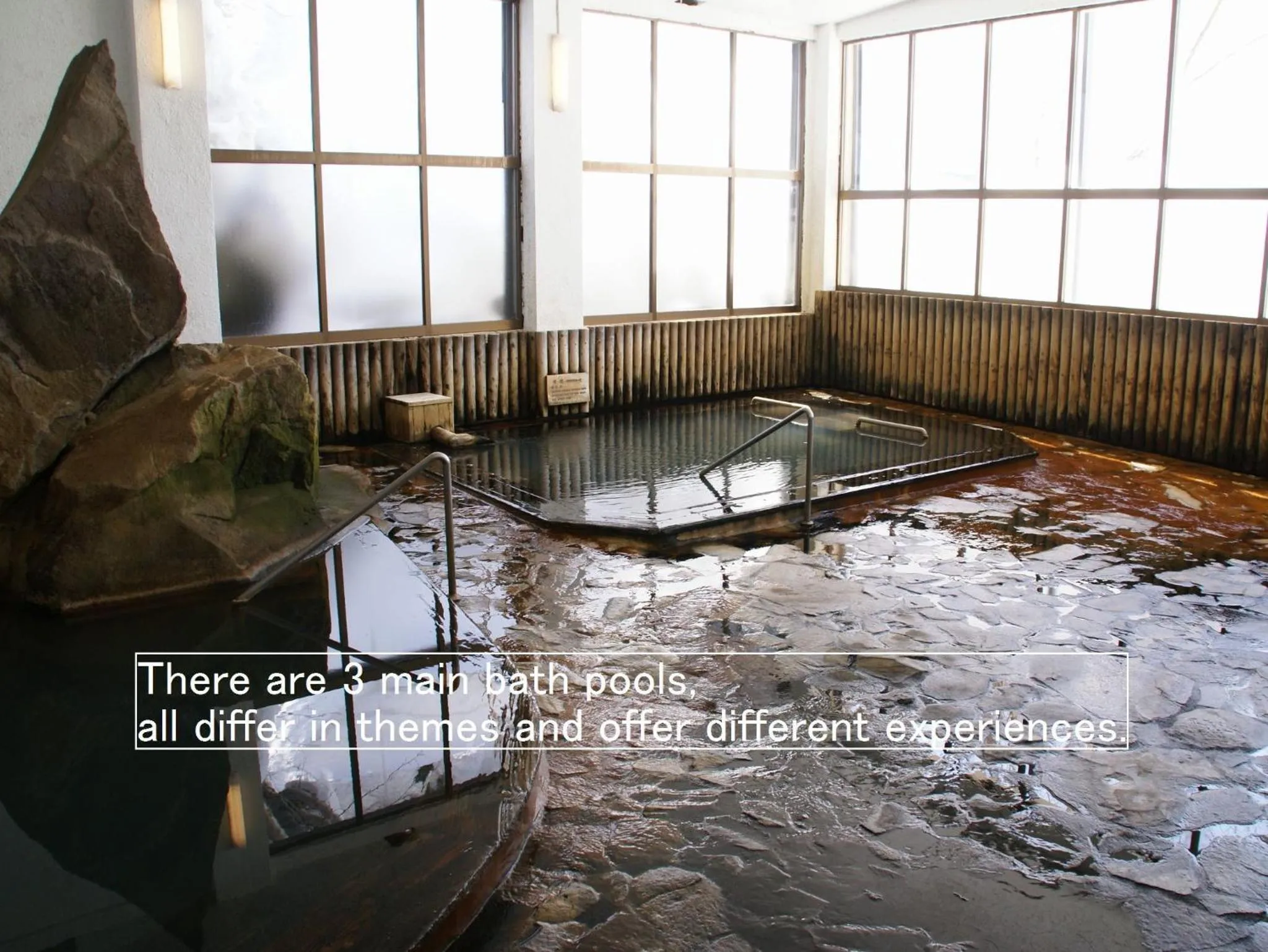Hot Spring Bath in Asahidake Yumoto Yukomanso