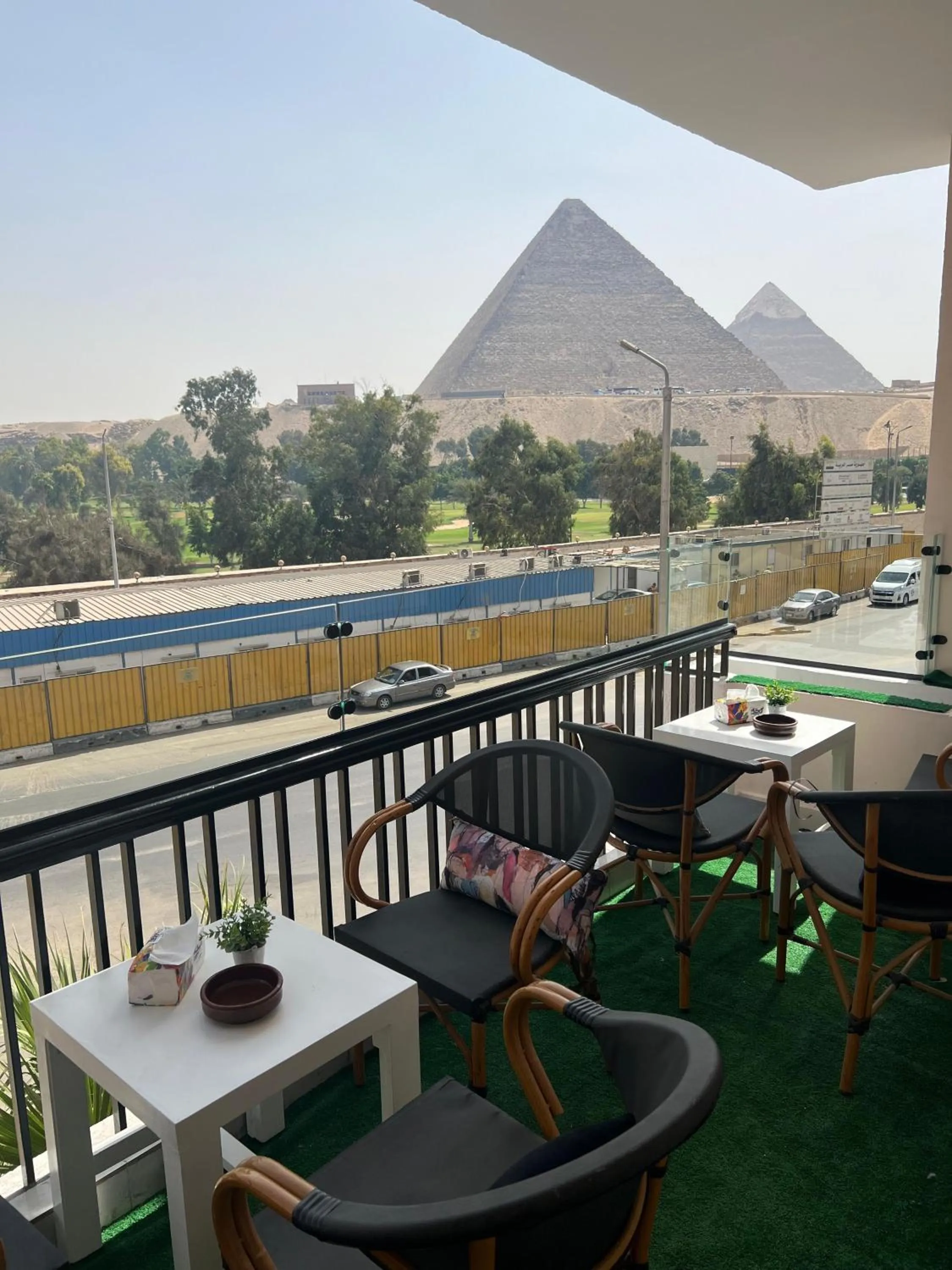 Balcony/Terrace in Maria Pyramids House