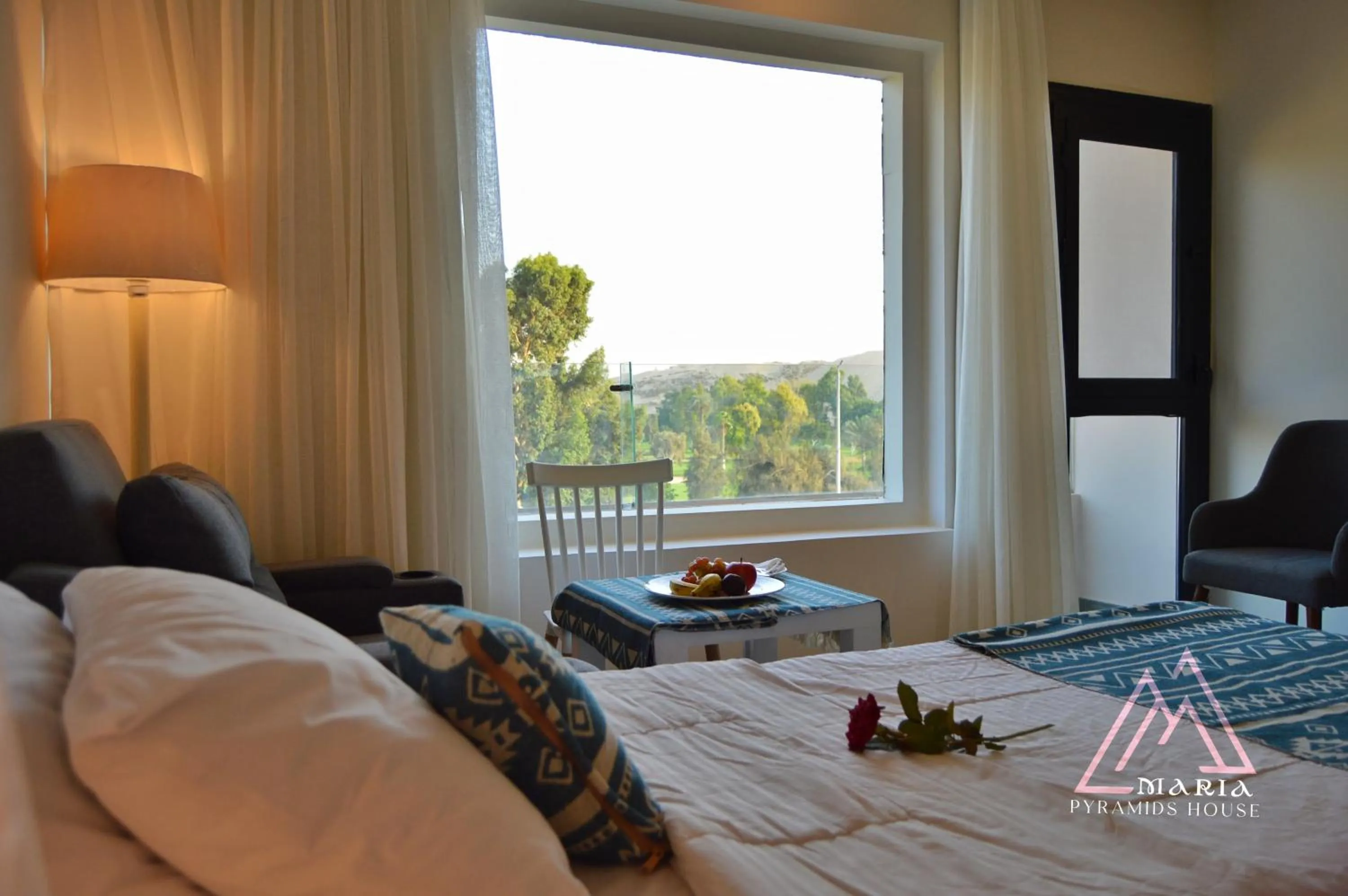 Bed in Maria Pyramids House