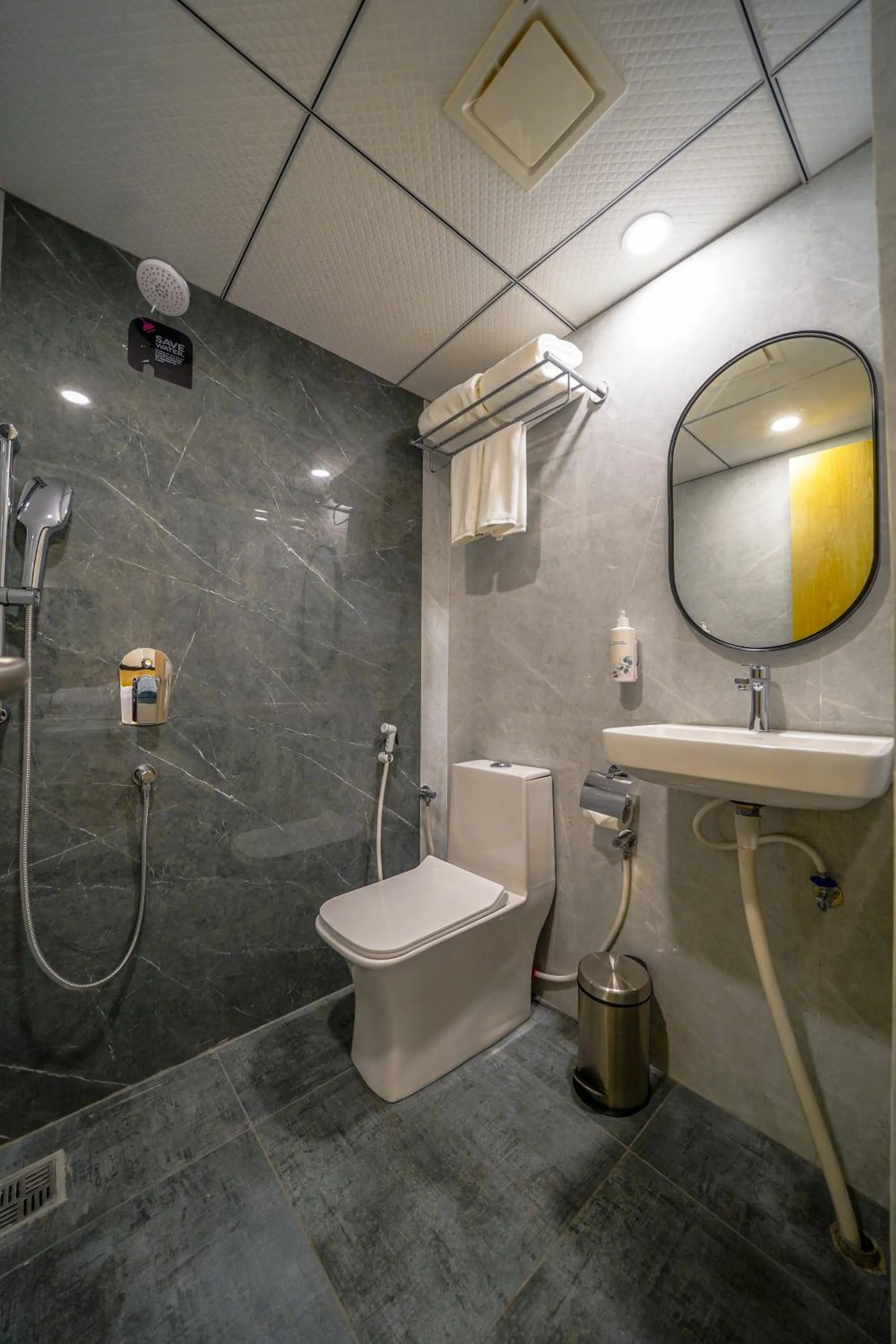 Bathroom in Olive Hotel Kundalahalli by Embassy Group