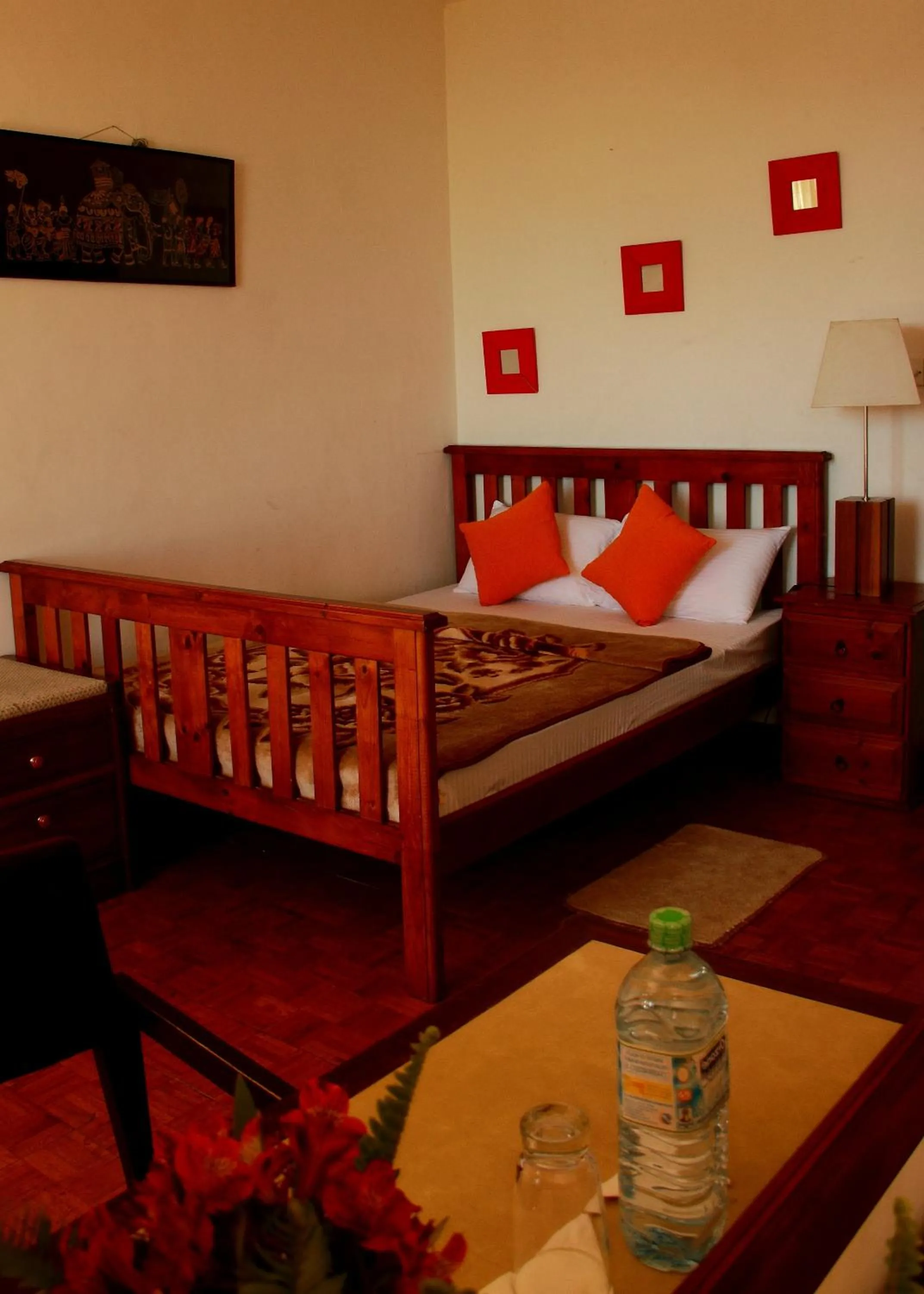 Photo of the whole room, Bed in House of Leisure