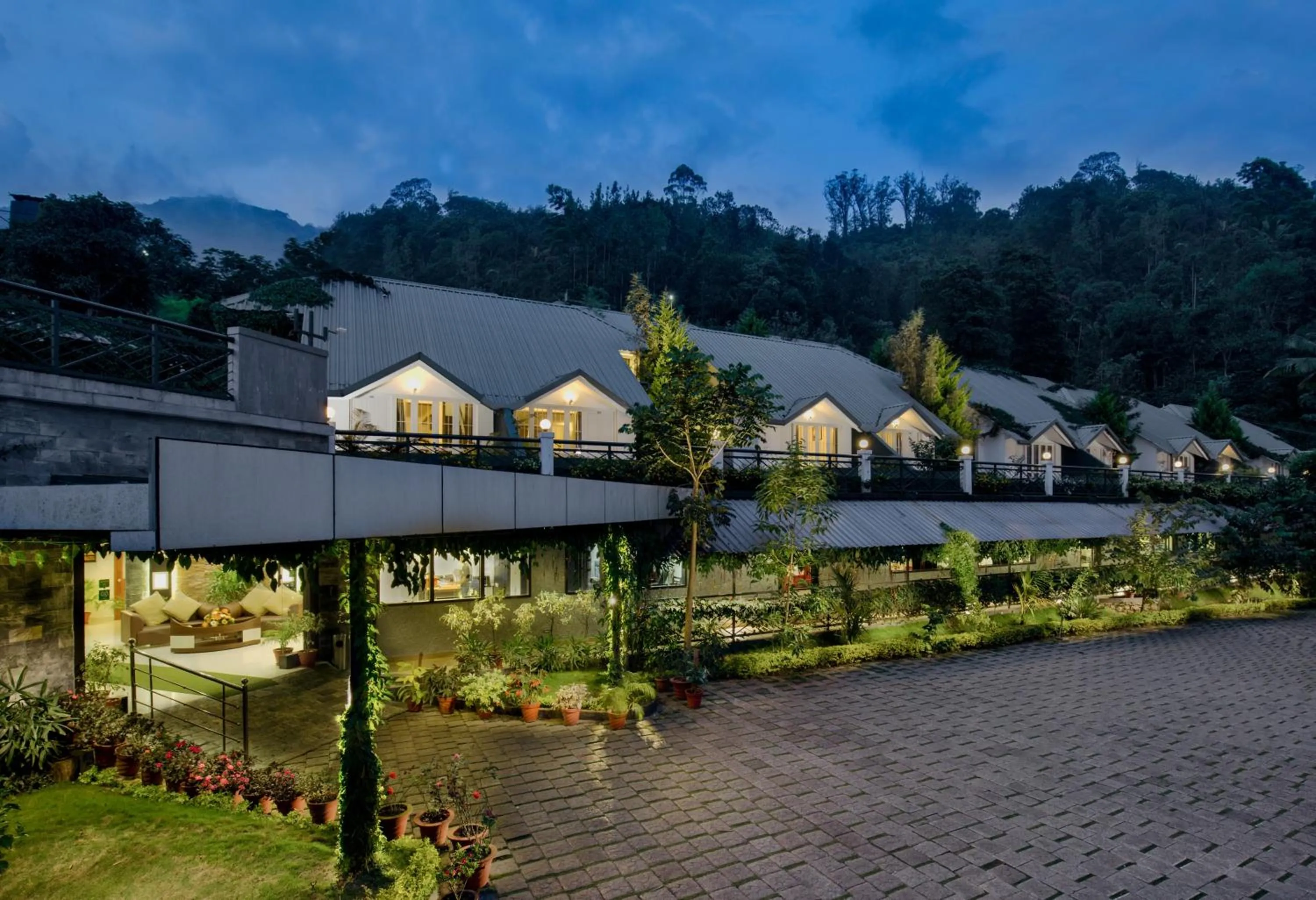 Facade/entrance in Munnar Tea Hills Resort - MTHR