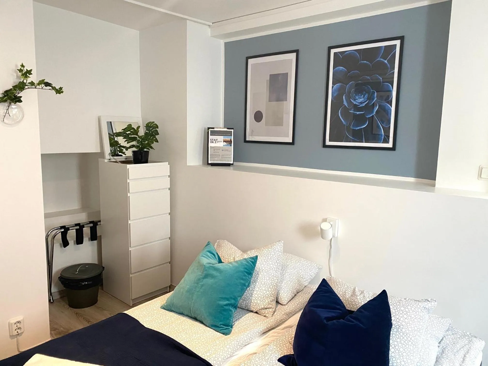 Bed in Stockholm Smart Stay