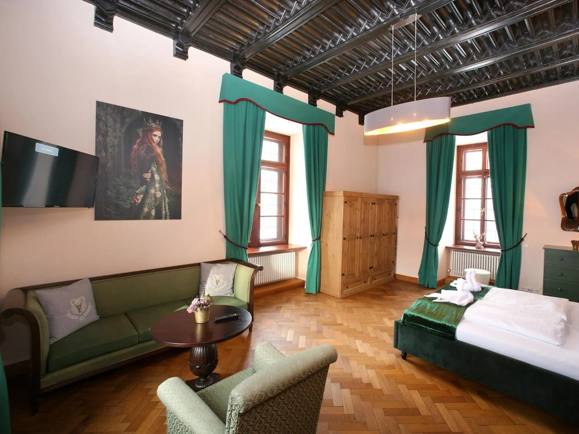 Bed in Schloss am See Fischhorn