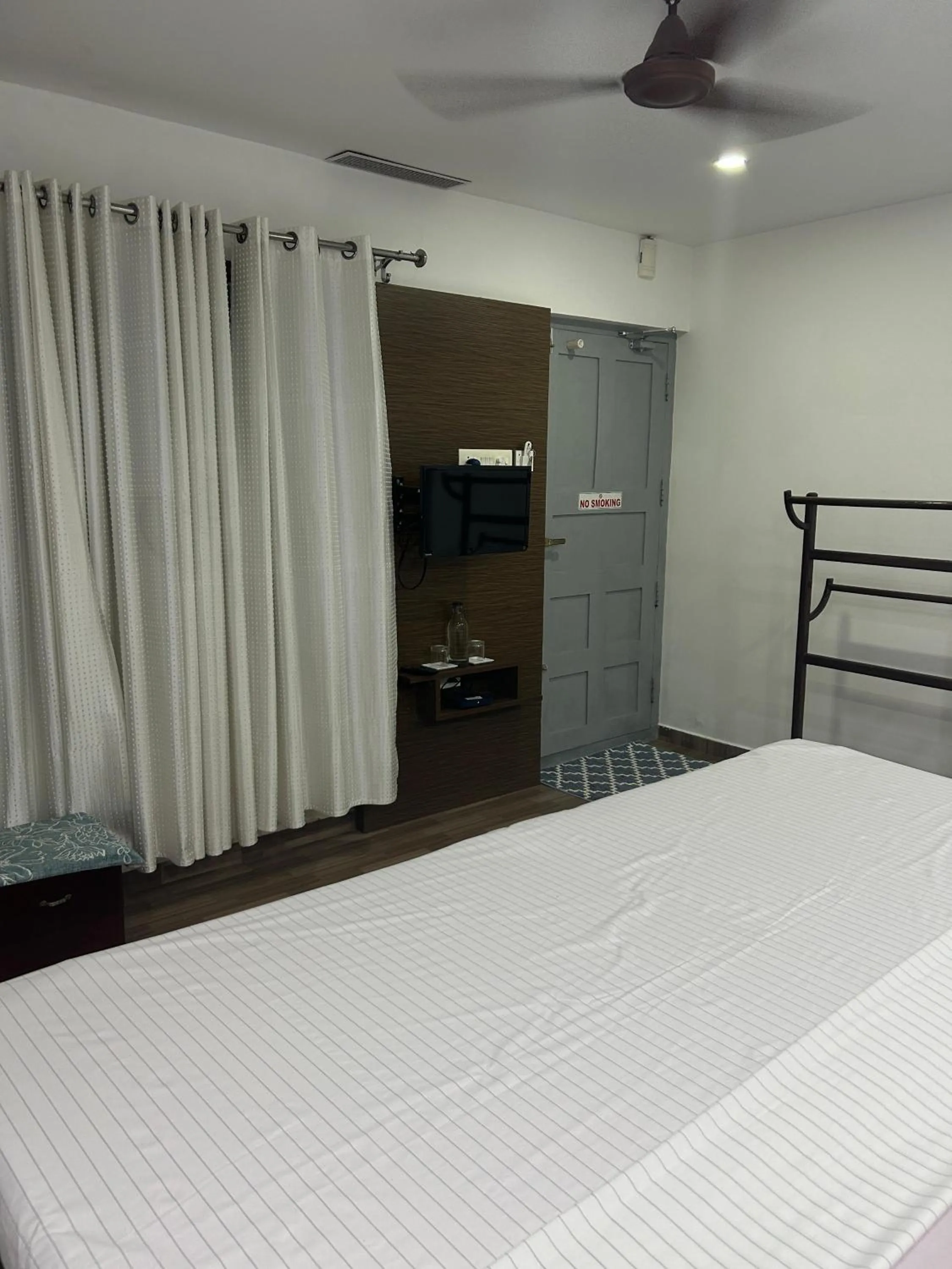 Bed in Mistygreen Homestay Thekkady