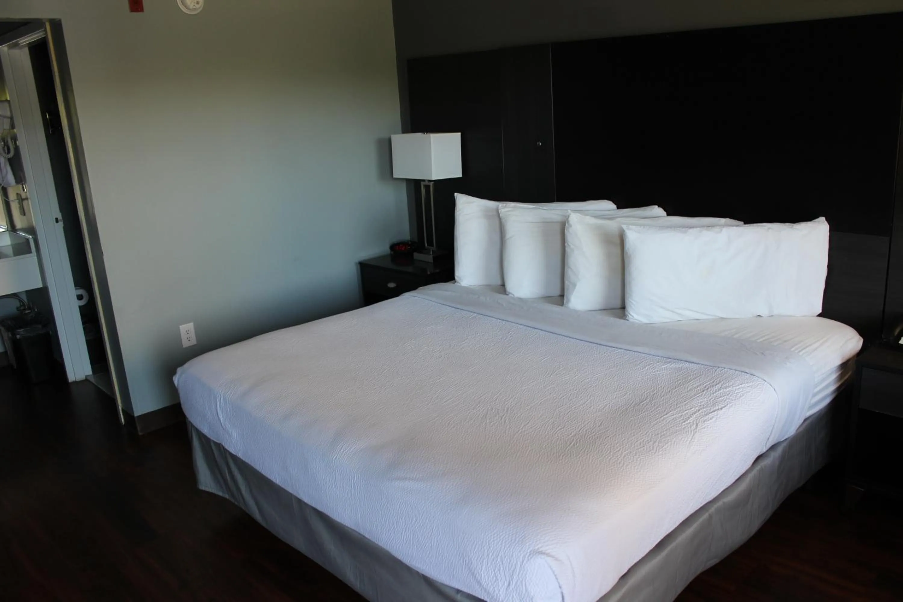 Bed in Riverfront Inn