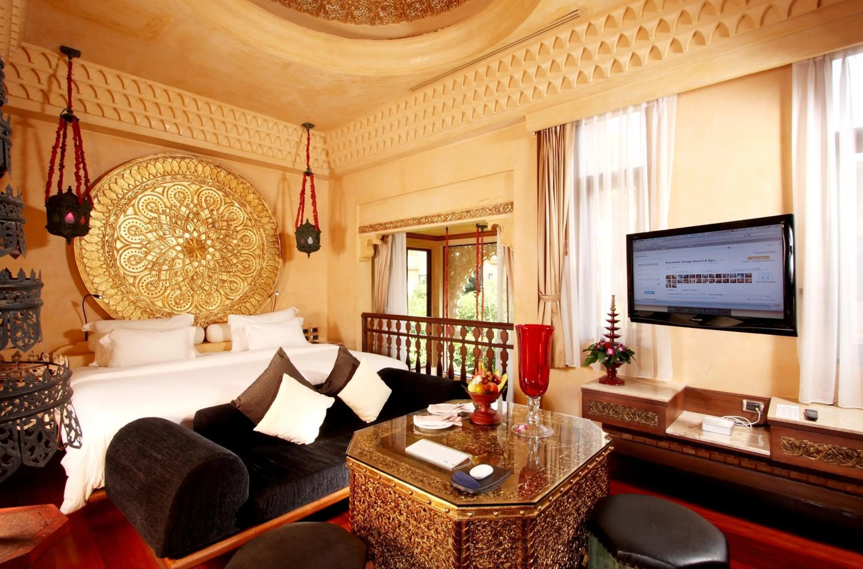 Bedroom, Seating Area in The Baray Villa by Sawasdee Village