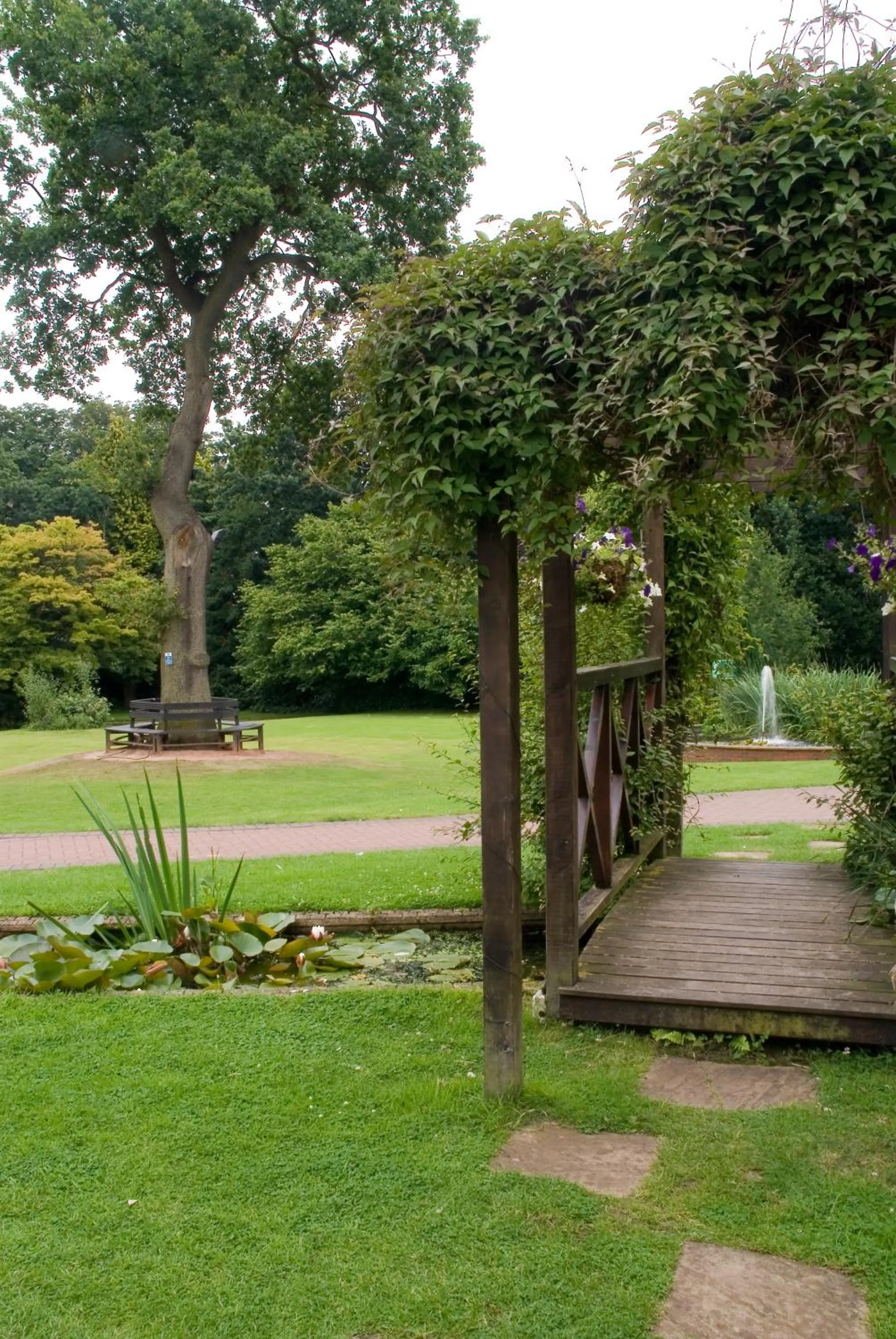 Garden in Royal Court Hotel