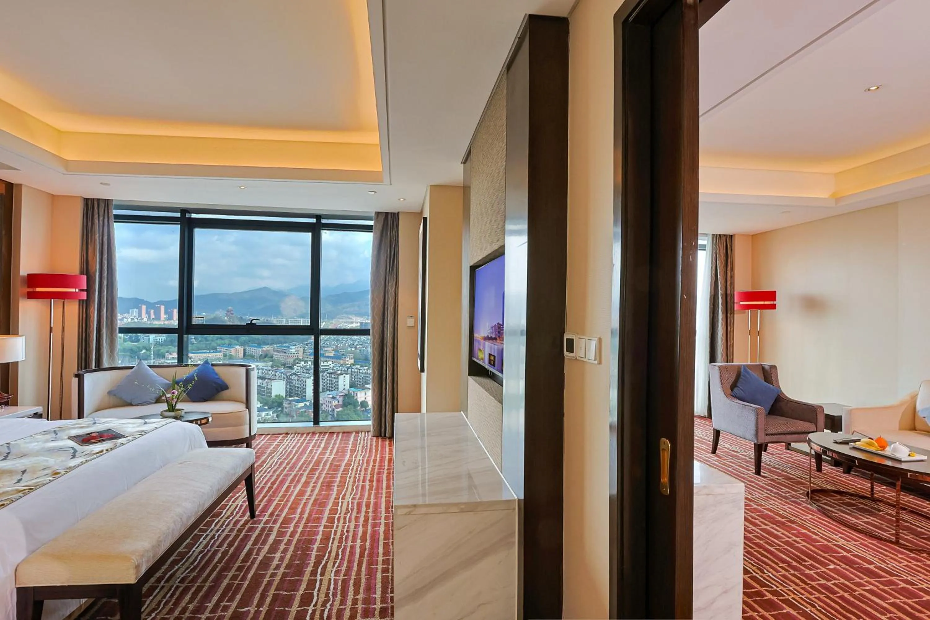 Bedroom, Bed in Yiwu Shangcheng Hotel