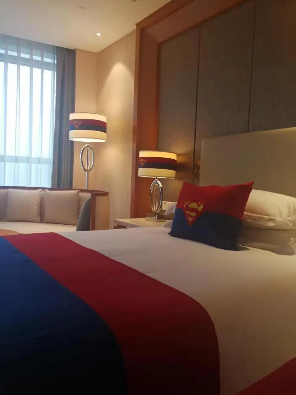 On site, Bed in Yiwu Shangcheng Hotel