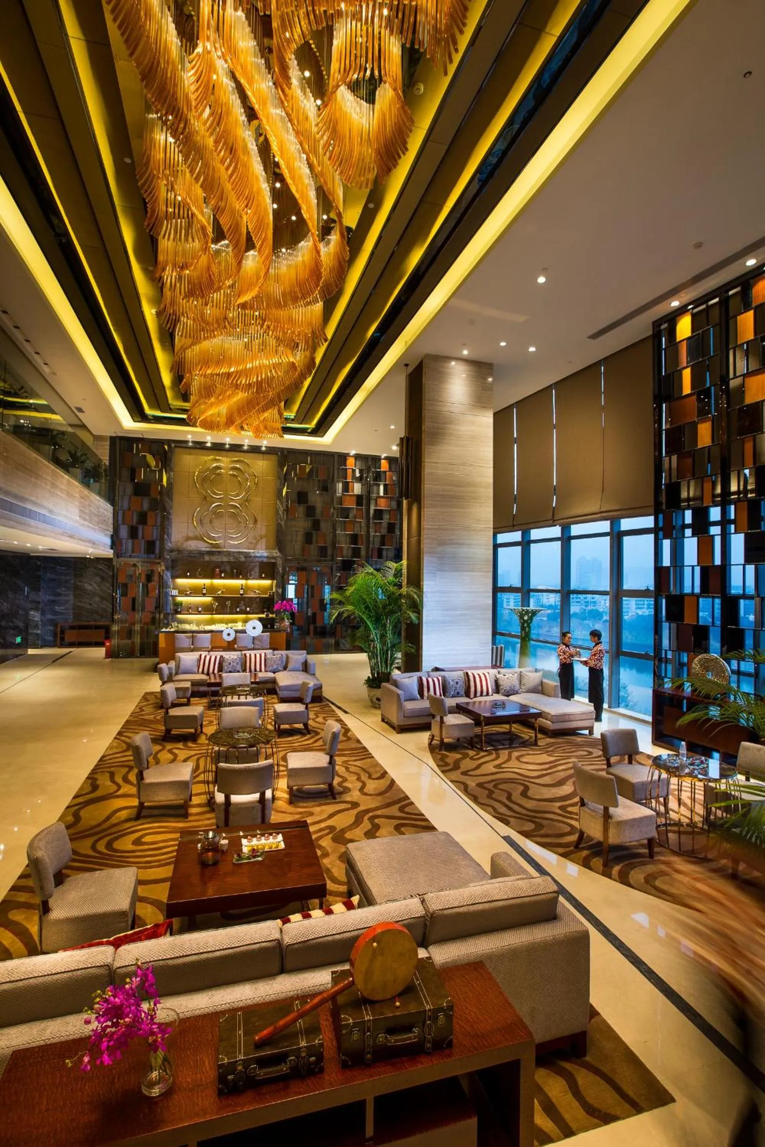 Lounge or bar in Yiwu Shangcheng Hotel
