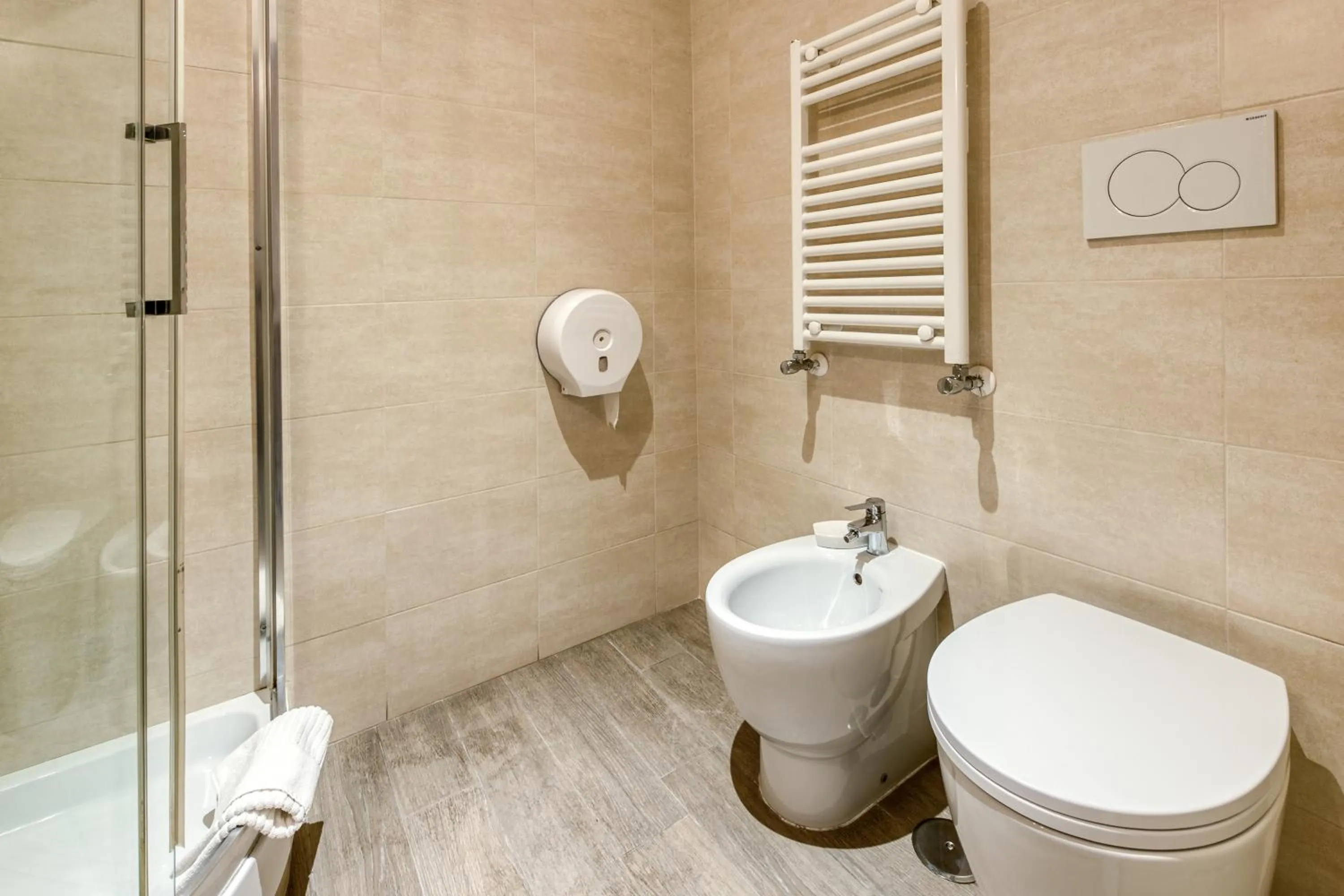 Bathroom in Catone Vatican Suites by Ghor
