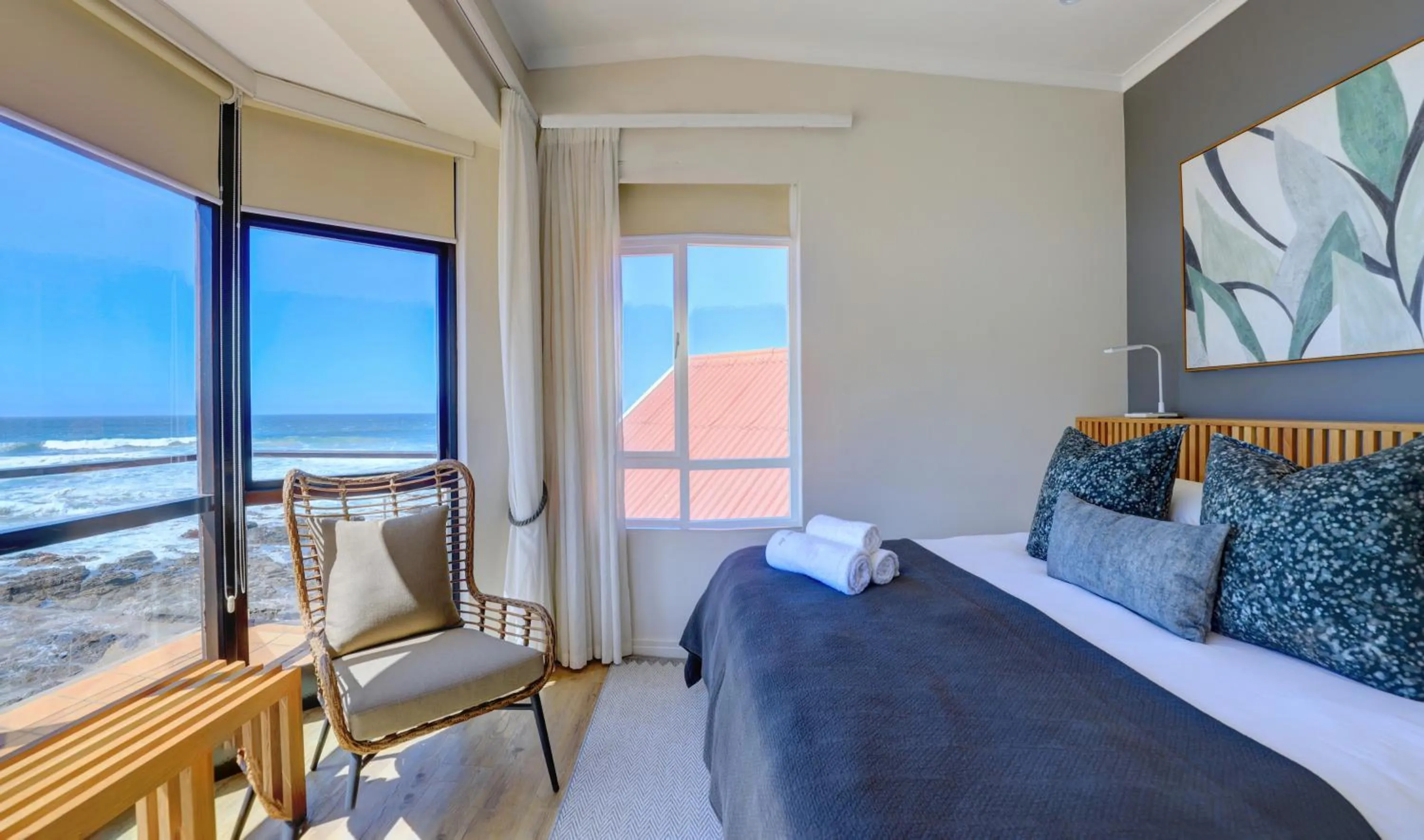 Bed in Oppiesee Selfcatering Apartments