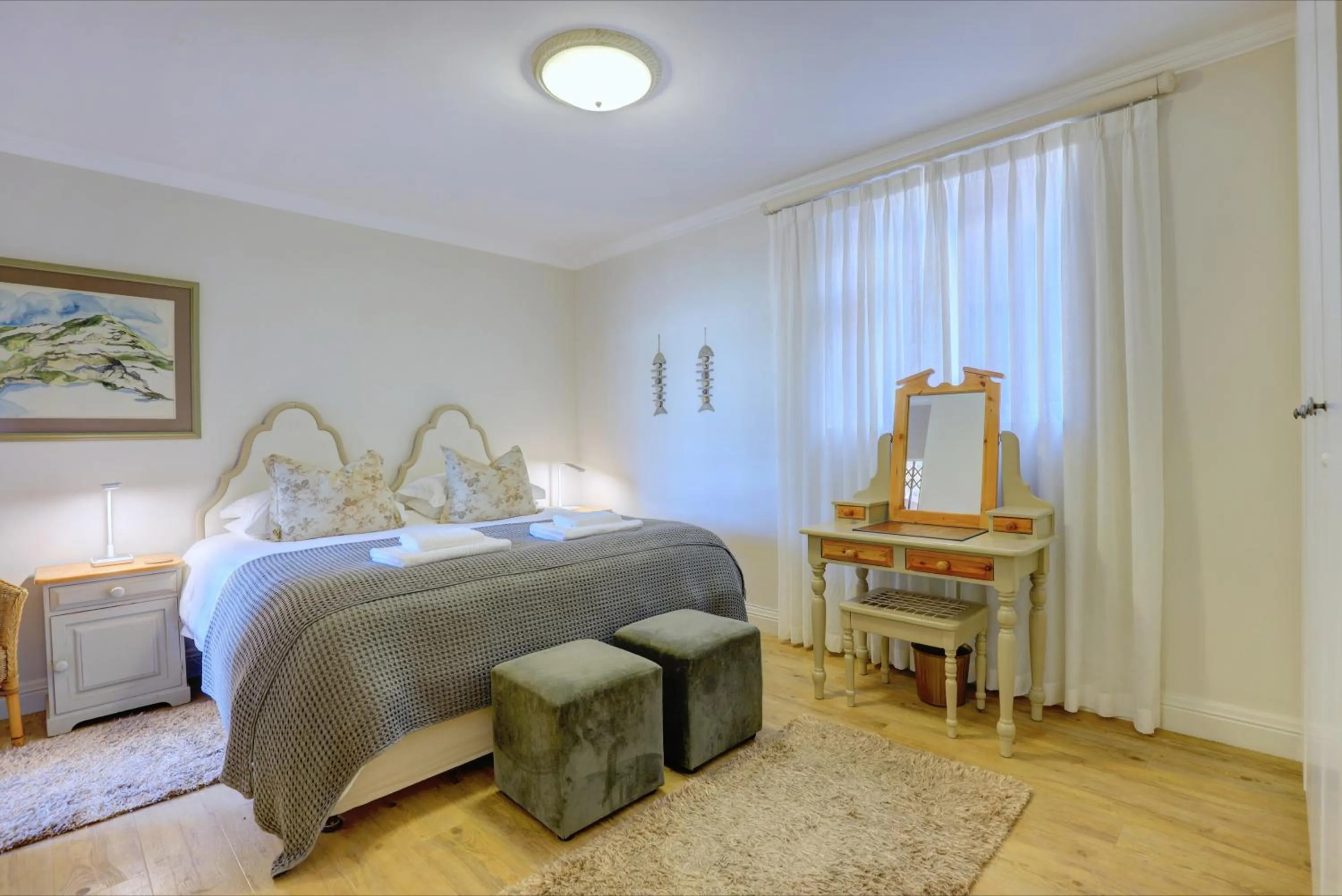 Bed in Oppiesee Selfcatering Apartments