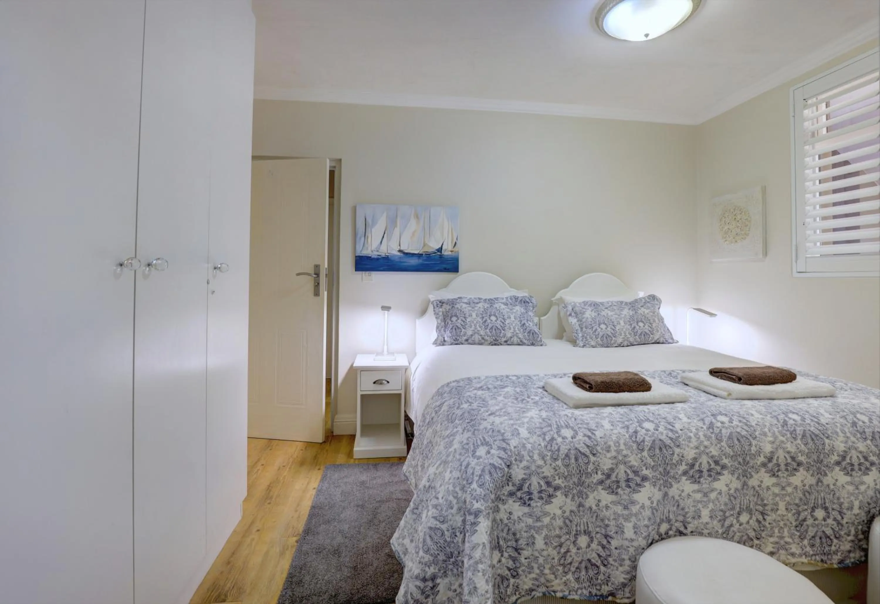 Bed in Oppiesee Selfcatering Apartments