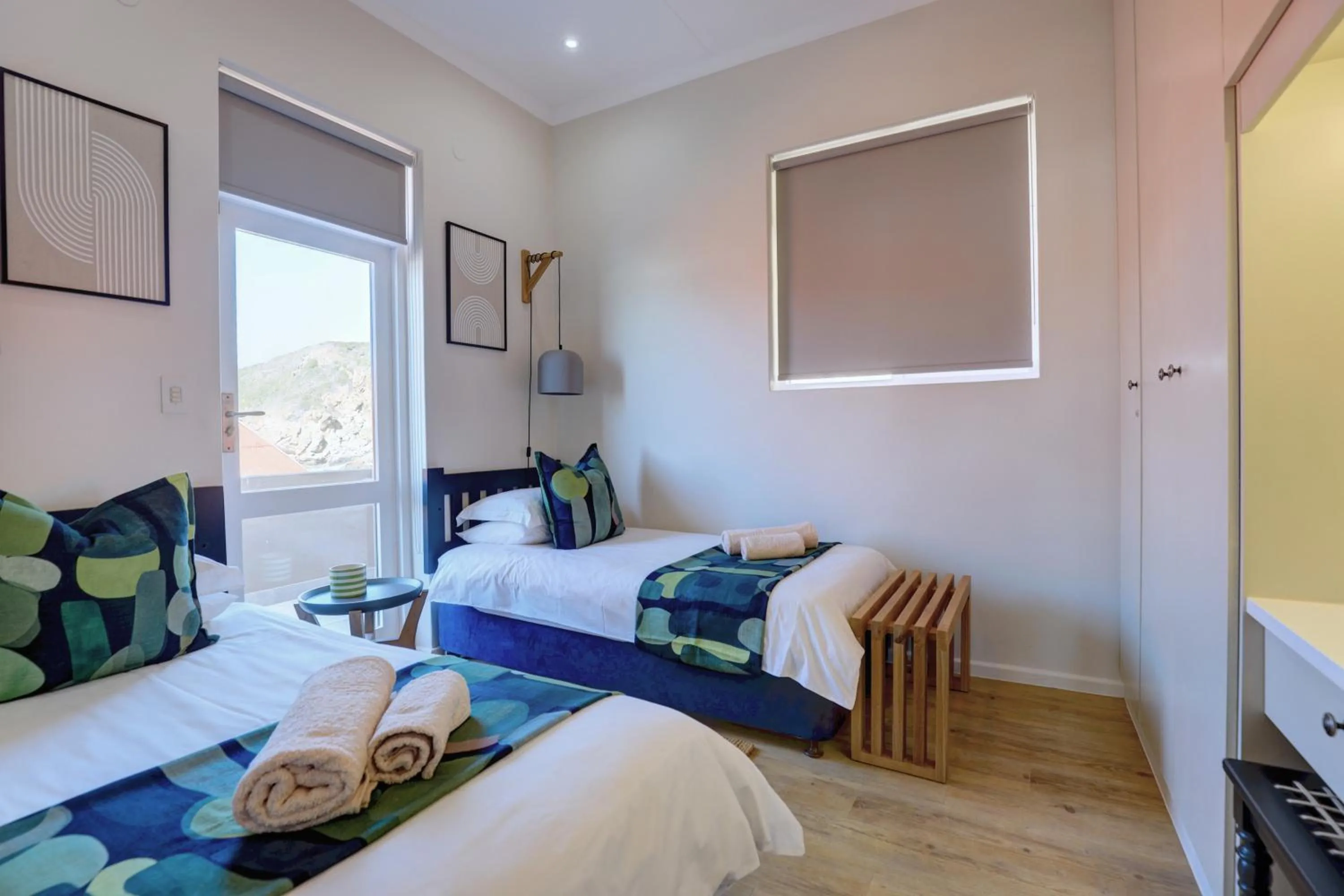 Bed in Oppiesee Selfcatering Apartments