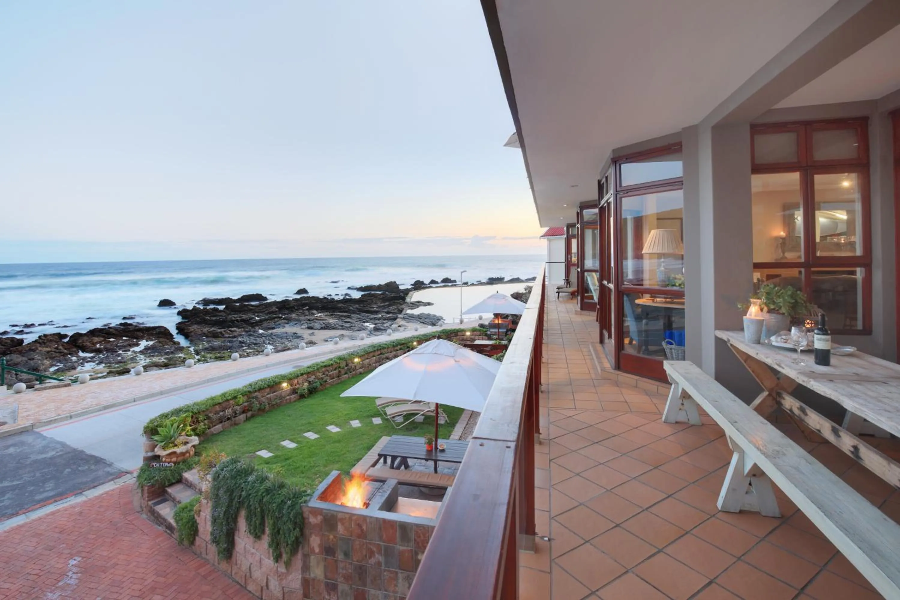 Balcony/Terrace in Oppiesee Selfcatering Apartments