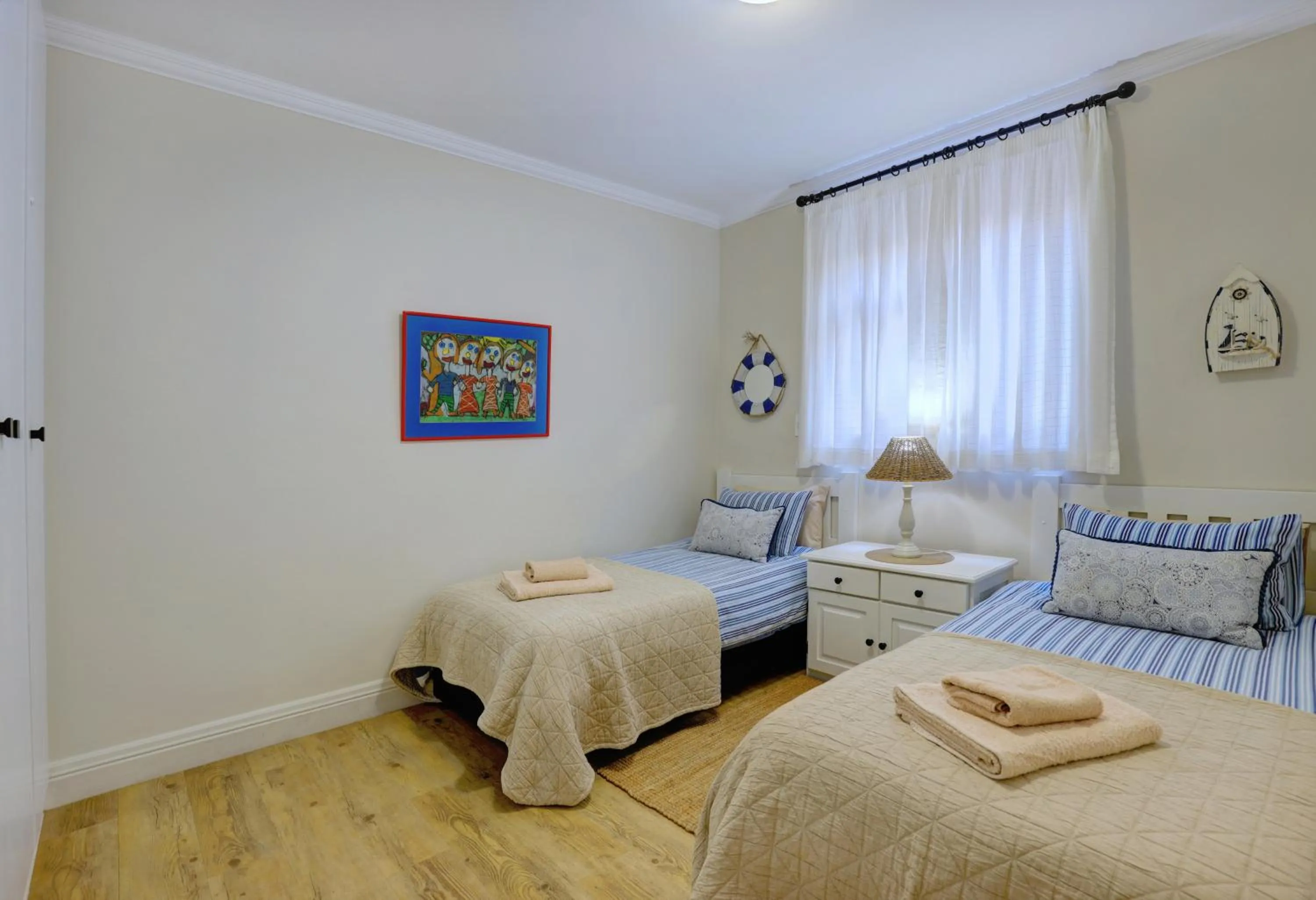 Bed in Oppiesee Selfcatering Apartments