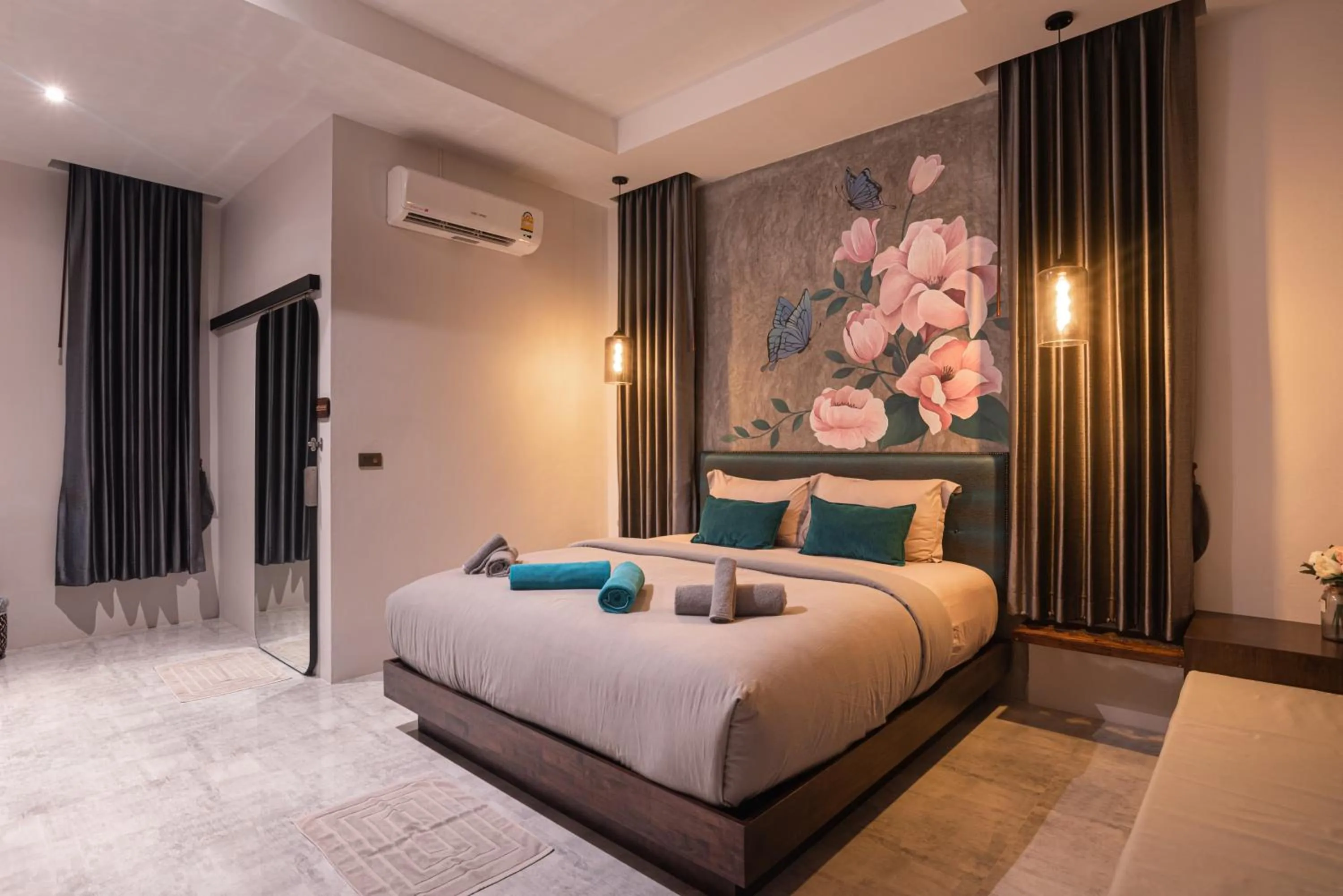 Bed in Na Vela Village - Adults Only Hotel