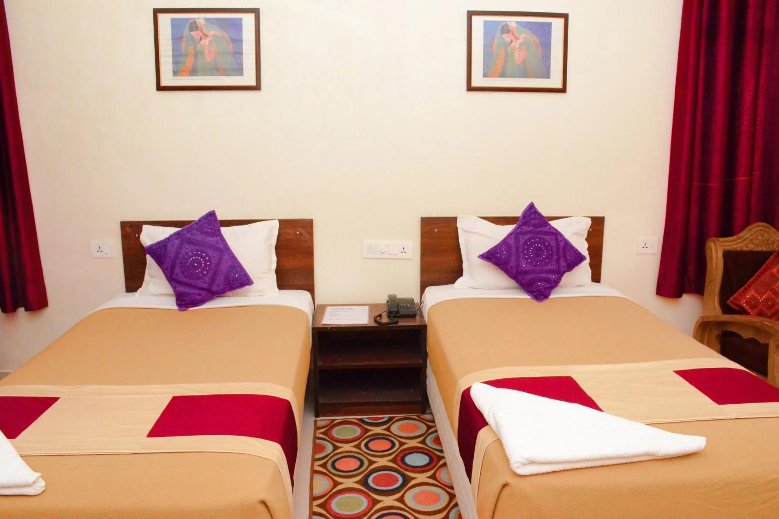 Bedroom in Hotel Bodh Vilas