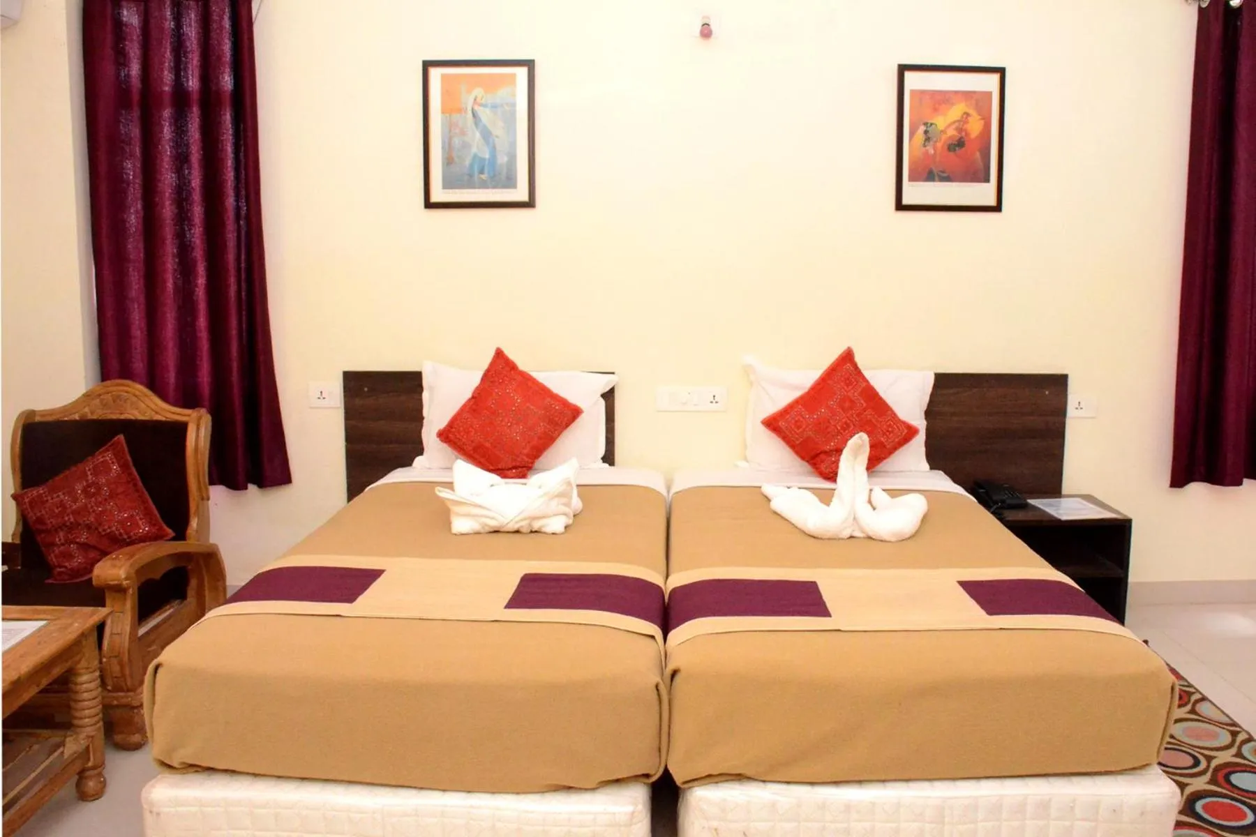 Bedroom in Hotel Bodh Vilas