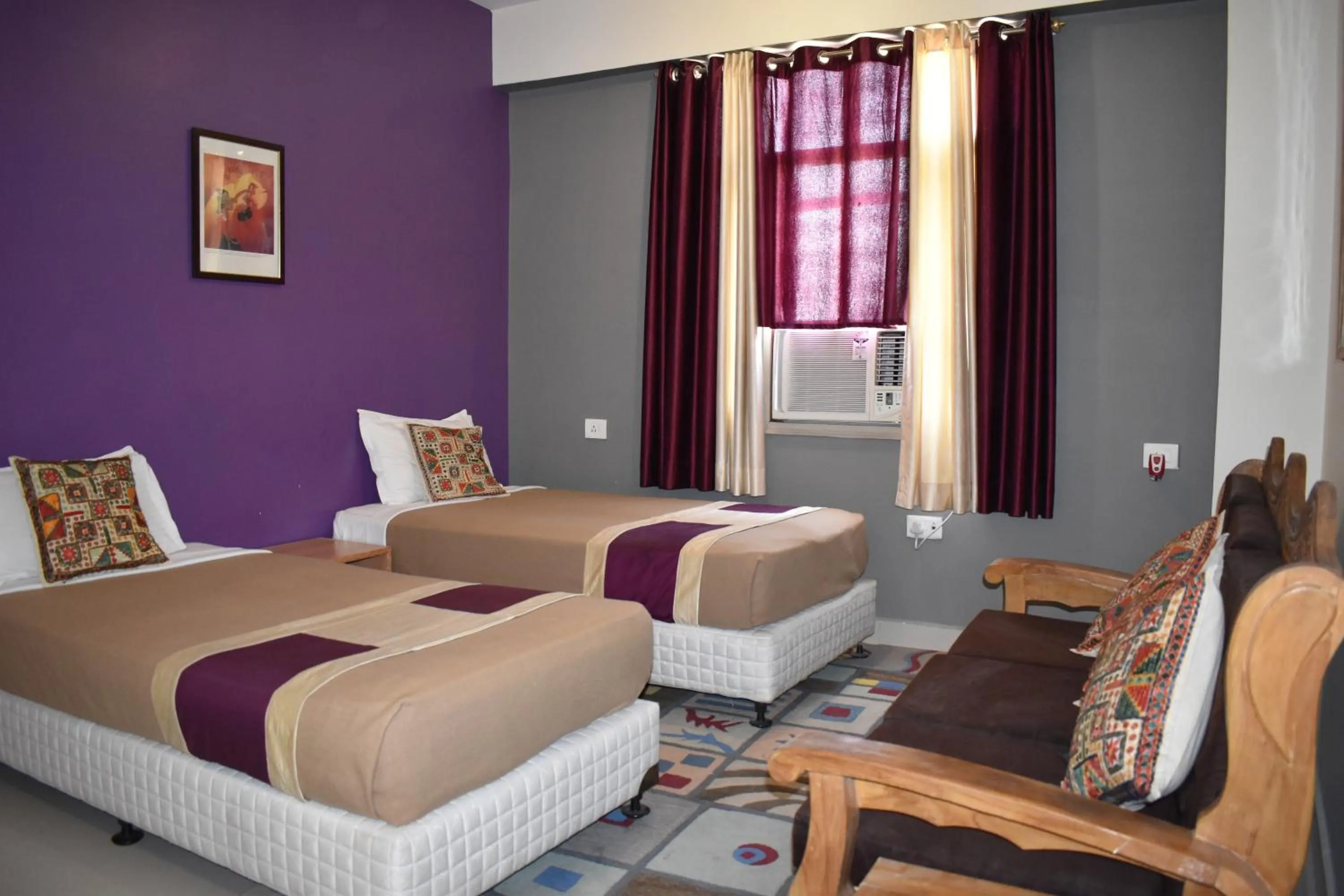 Bed in Hotel Bodh Vilas