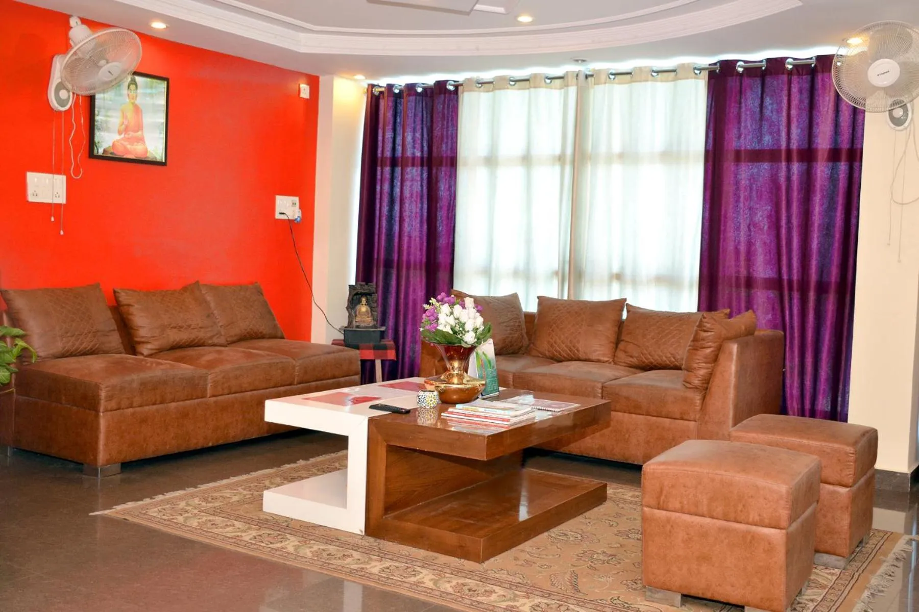 Lobby or reception in Hotel Bodh Vilas