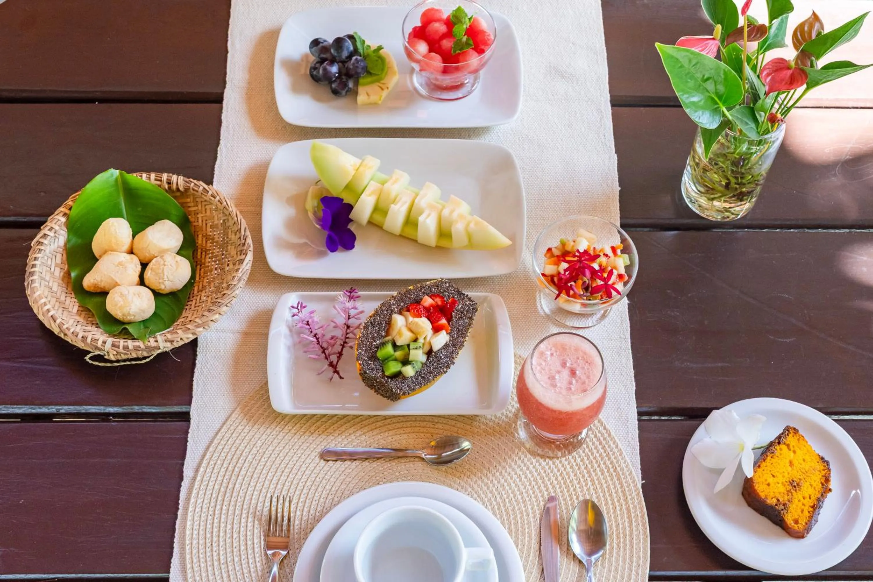 Food and drinks in Pousada Arraial dos Sonhos