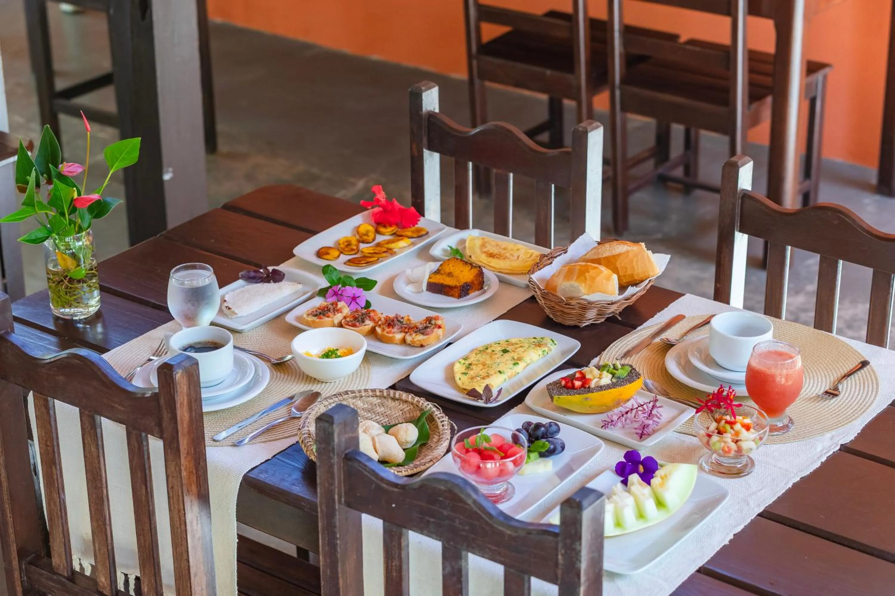 Food and drinks in Pousada Arraial dos Sonhos