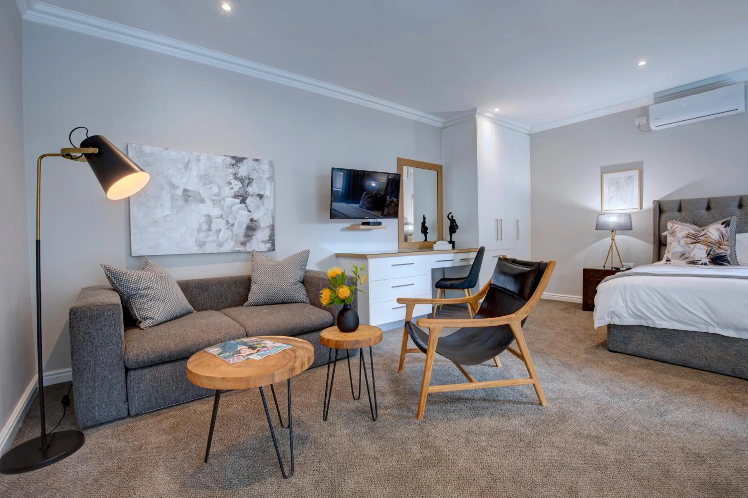 Bed in Bay Lodge on the Beach