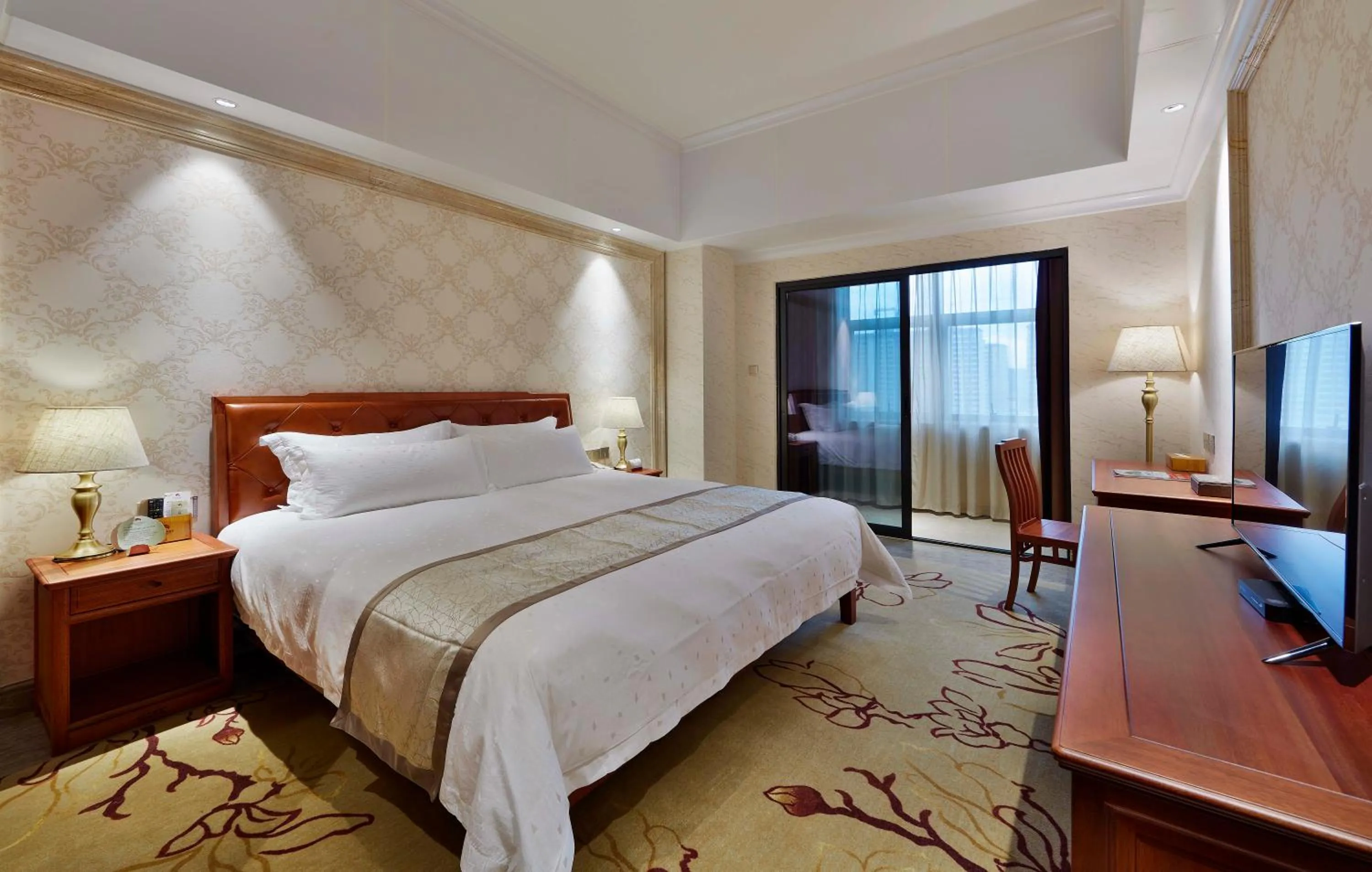 Bedroom in Mei Zhou Guset Hotel