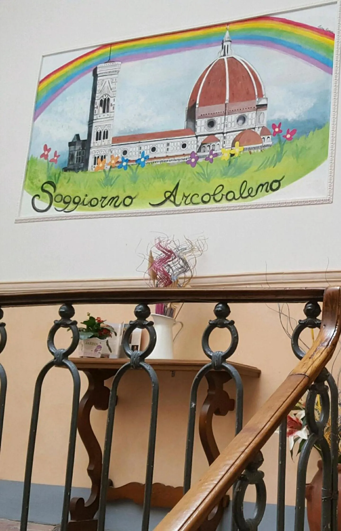 Decorative detail in Soggiorno Arcobaleno