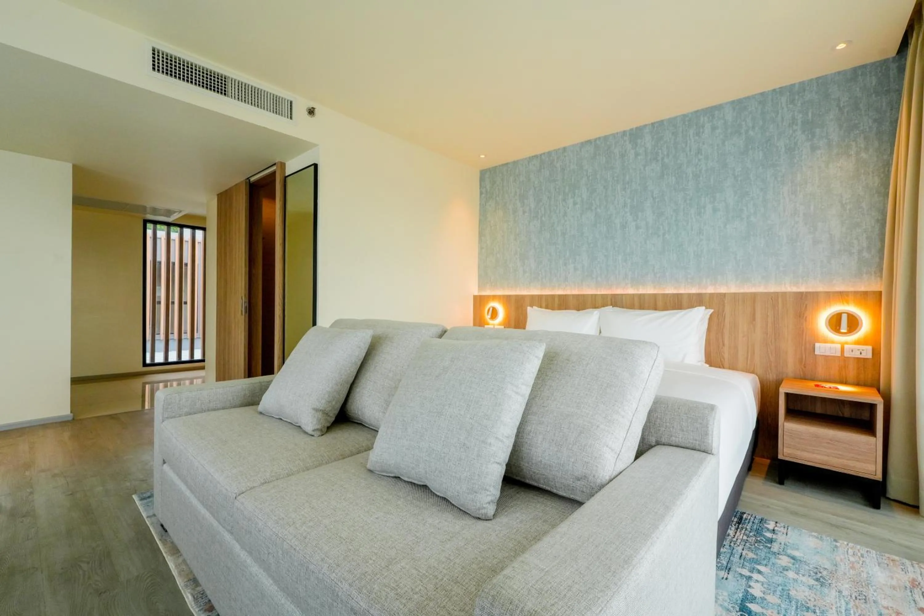 Bed in GLOW Bangkok Riverside