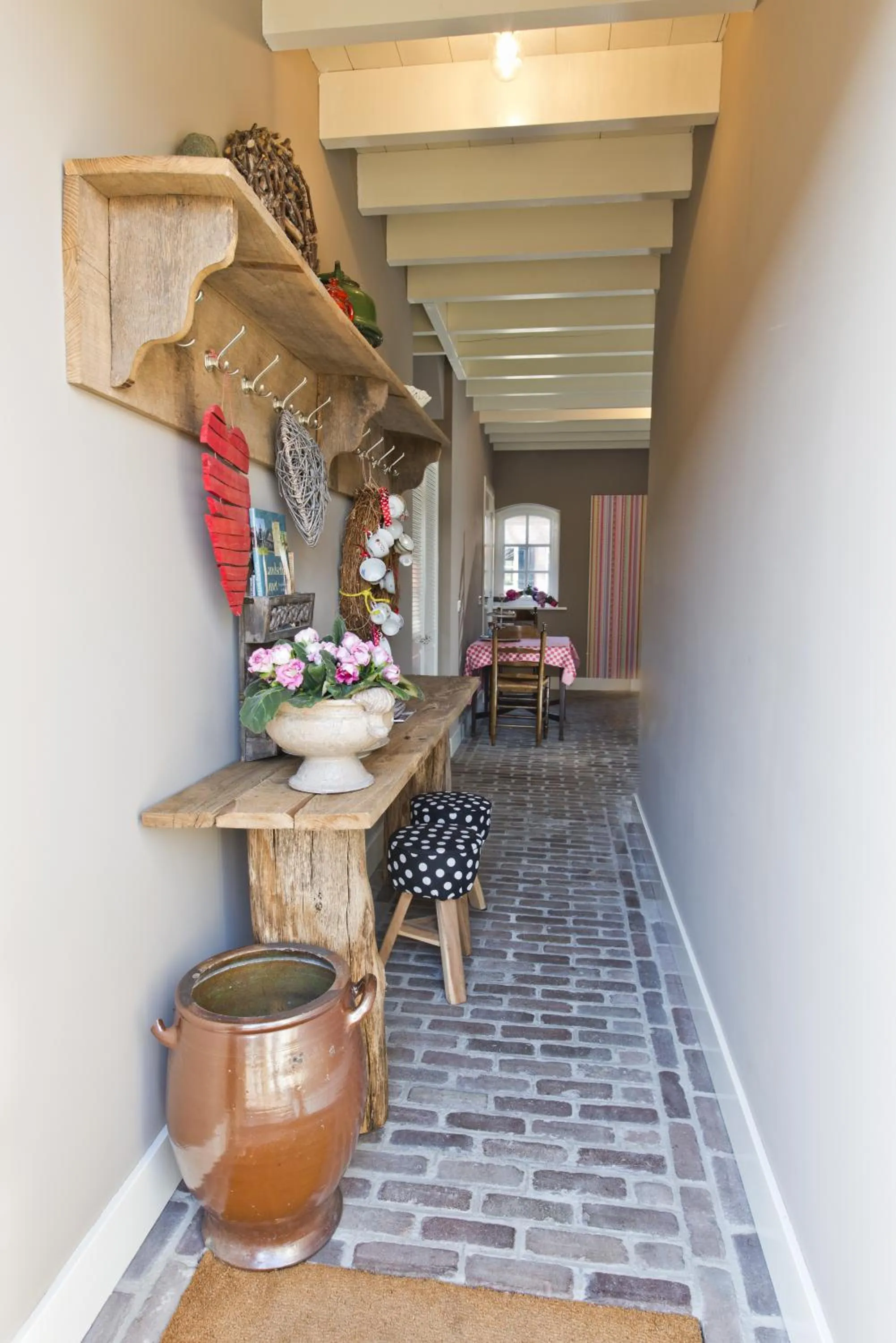 Living room in B&B De Ouw Skuur