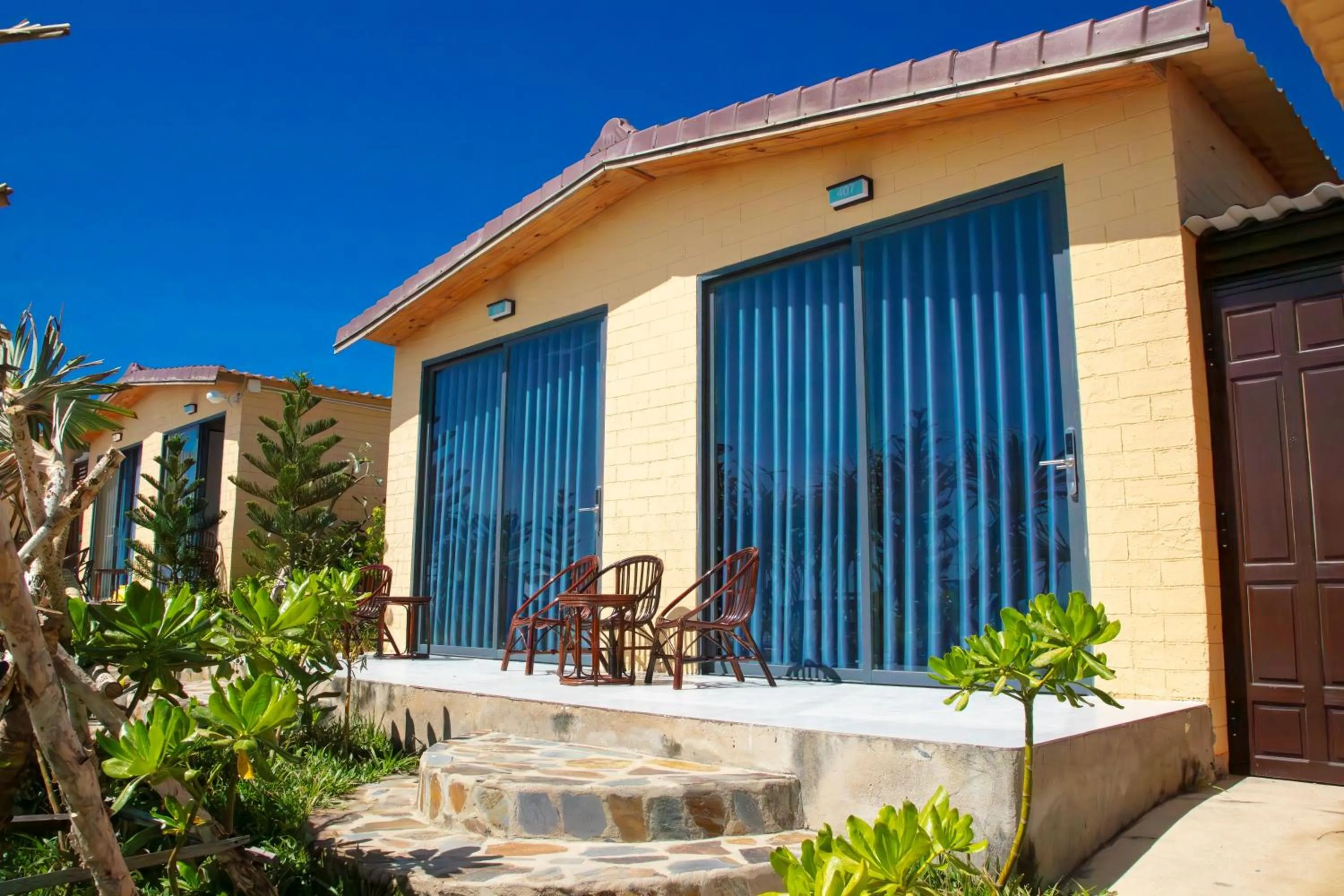 Patio in Adora Bay Ke Ga Beach Resort