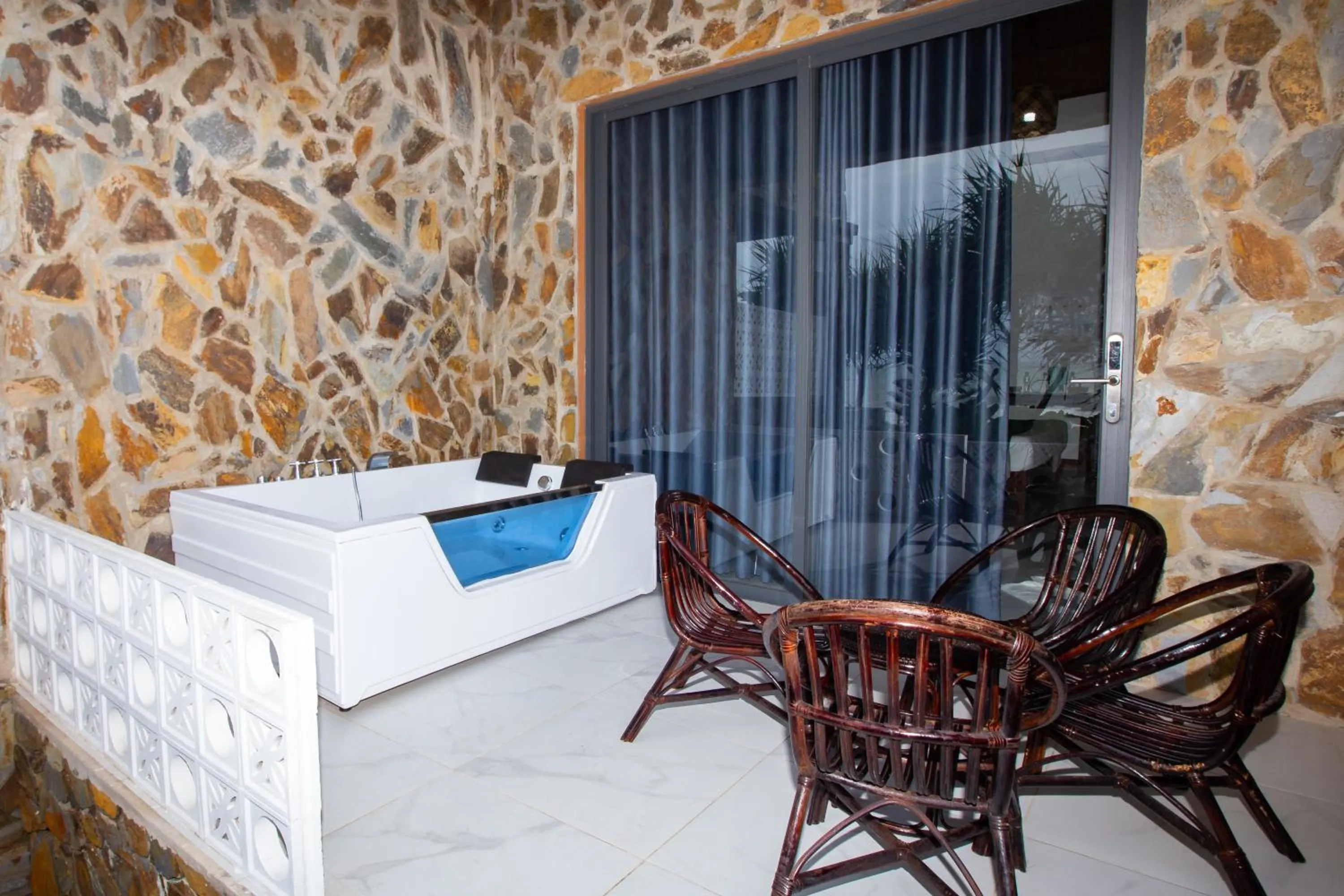 Patio in Adora Bay Ke Ga Beach Resort