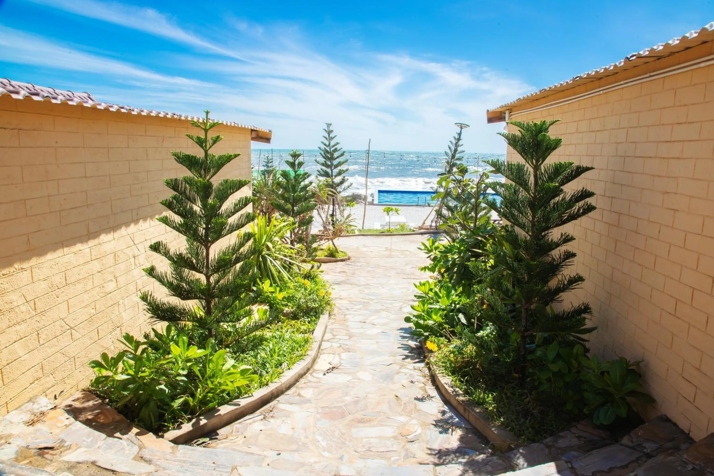 Garden view in Adora Bay Ke Ga Beach Resort