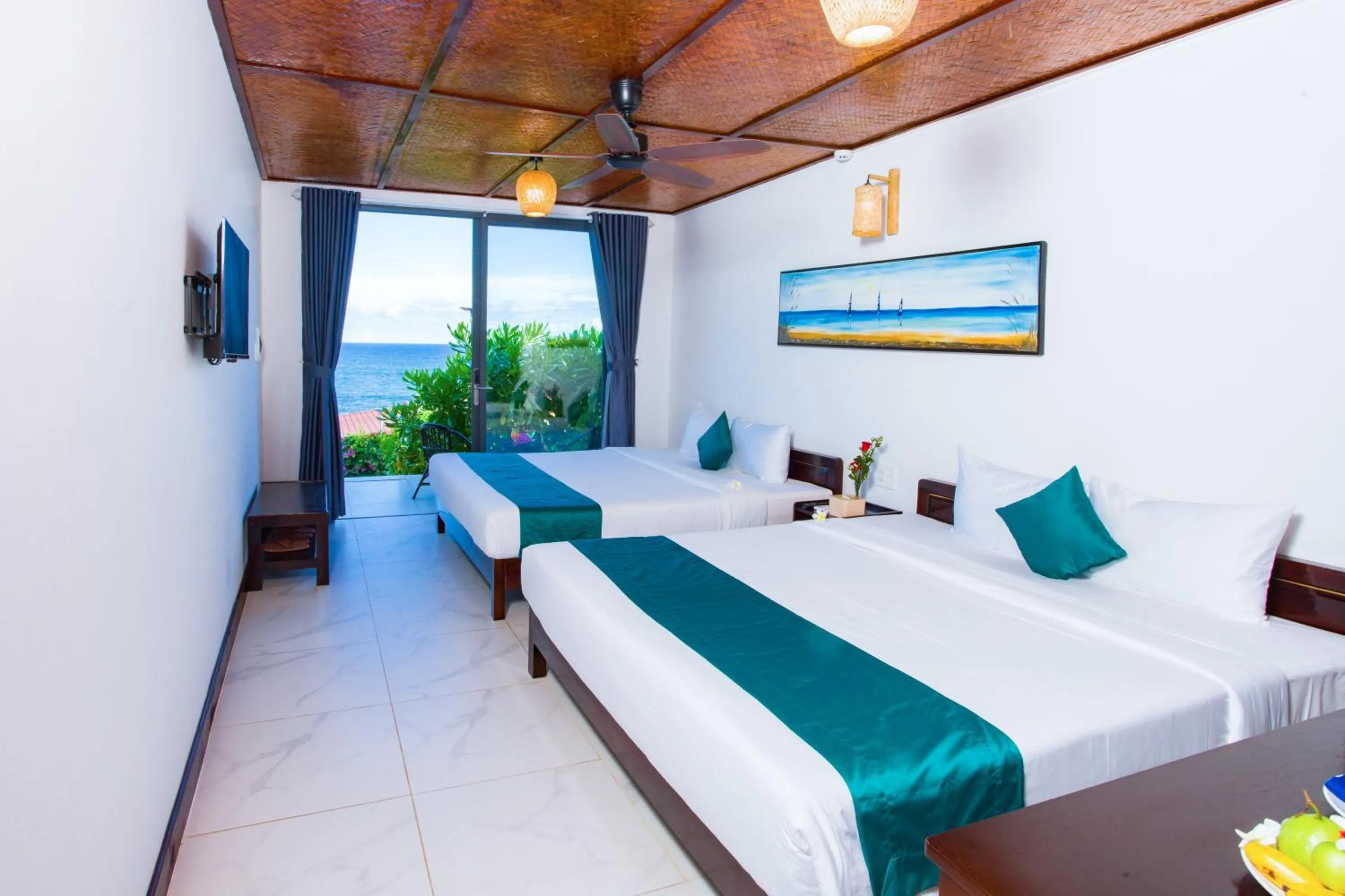Bed in Adora Bay Ke Ga Beach Resort