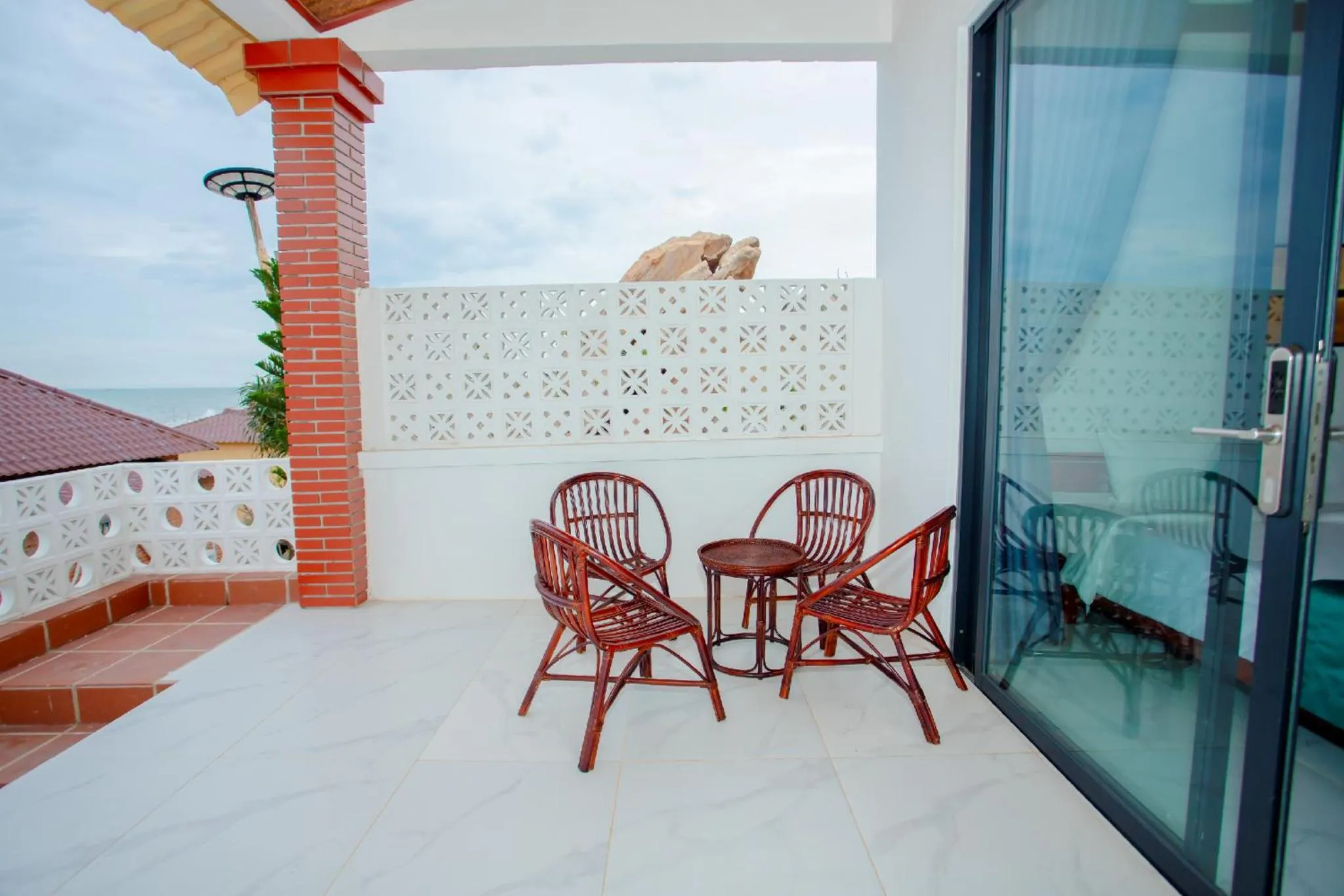 Patio in Adora Bay Ke Ga Beach Resort