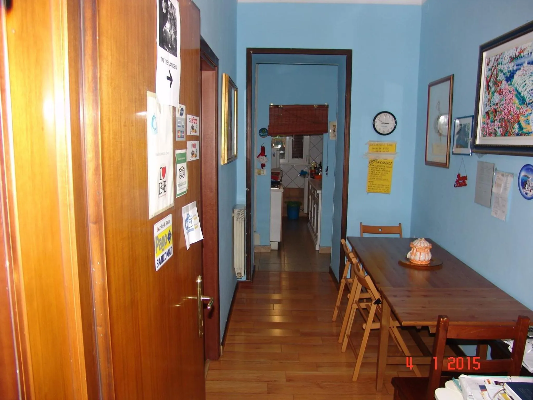 Dining area in Casa Totti